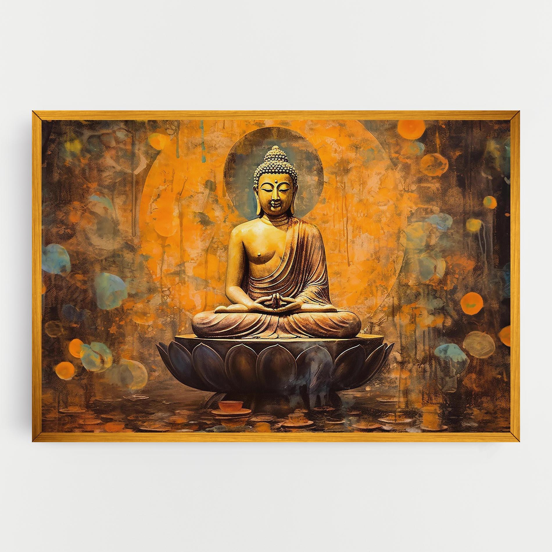 Obraz na Płótnie Buddha Floating Art mockup 0