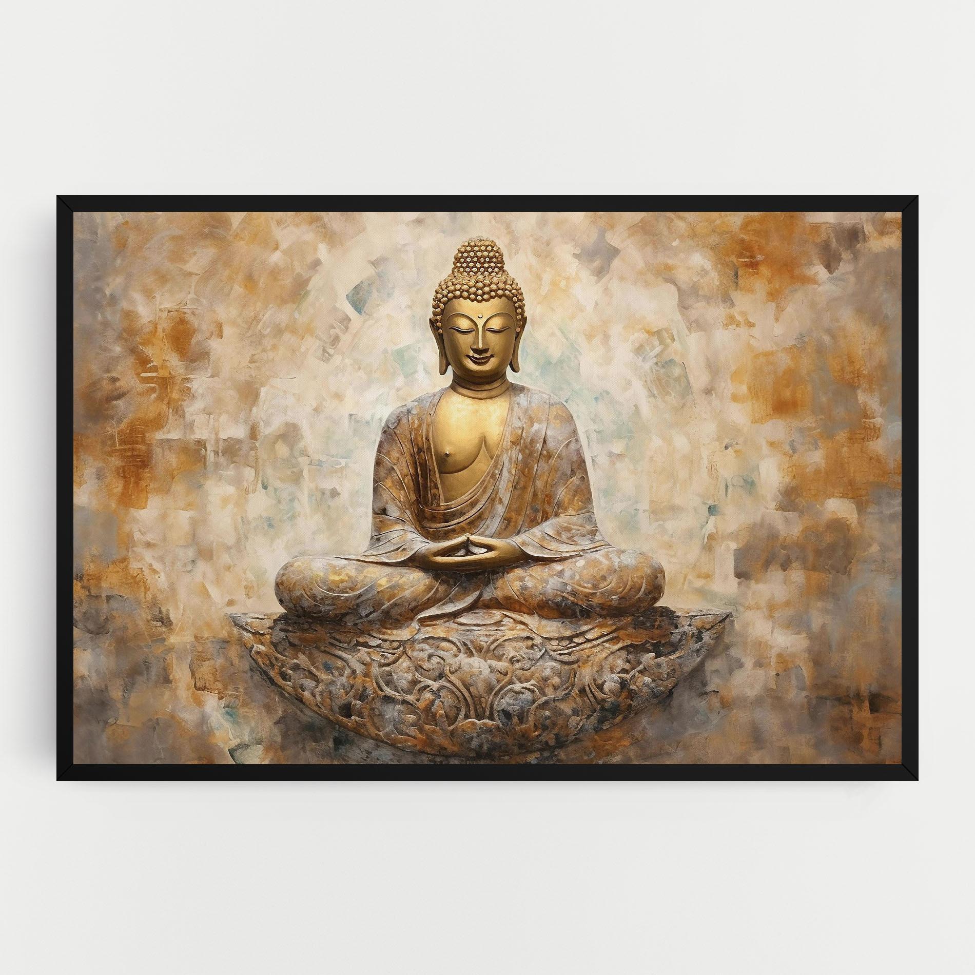 Obraz na Płótnie Cream Buddha Art mockup 0