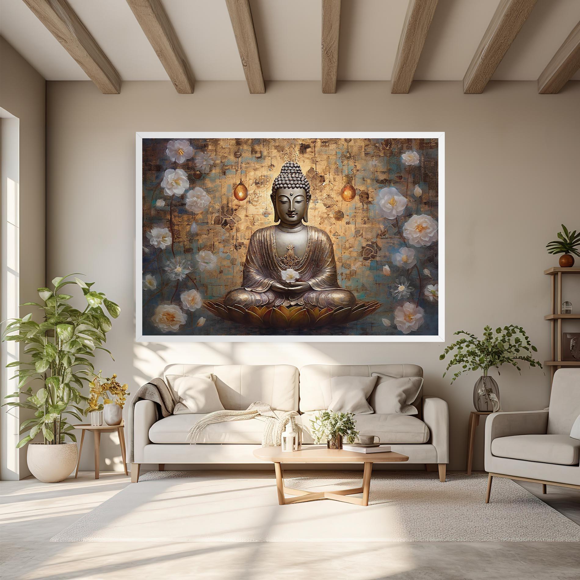 Obraz na Płótnie Buddha Meditation Art mockup 6