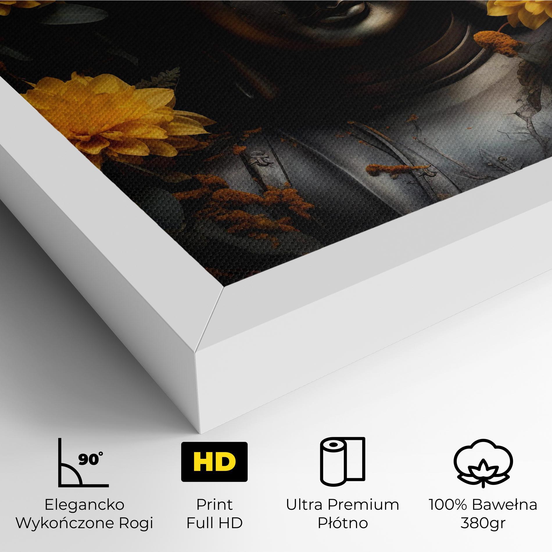 Obraz na Płótnie Buddha Peace Statue mockup 4