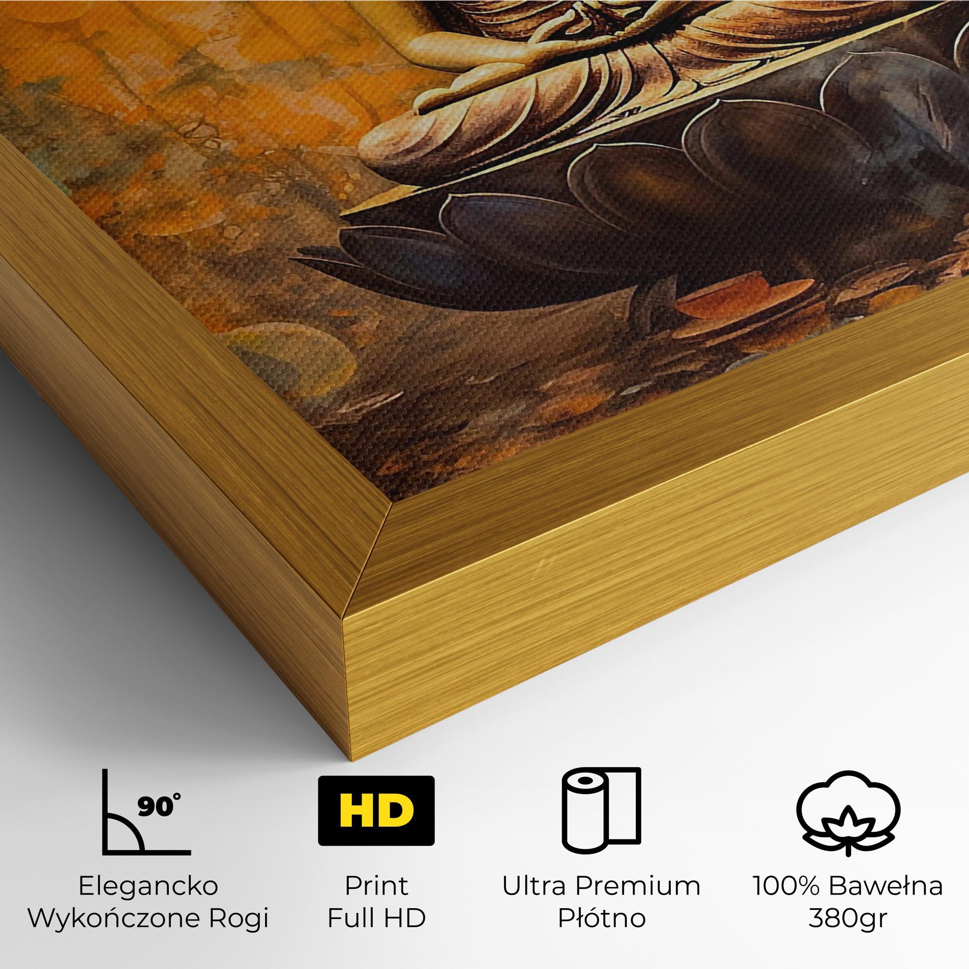 Obraz na Płótnie Buddha Floating Art mockup 4