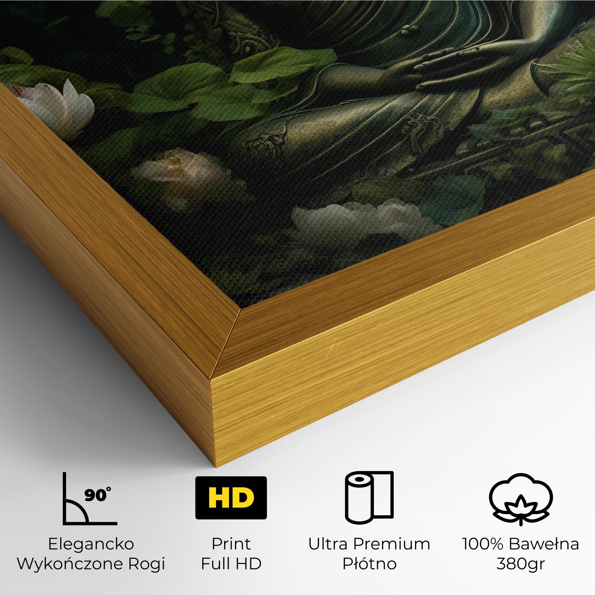 Obraz na Płótnie Buddha Lotus Flower mockup 4