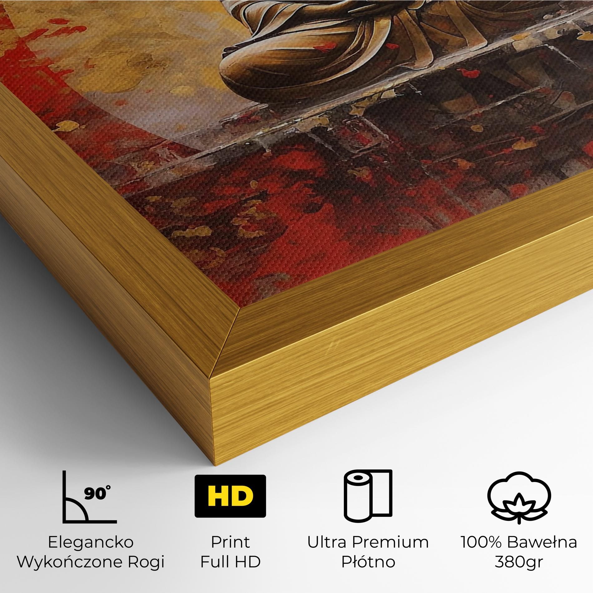 Gold Circle Buddha mockup 4