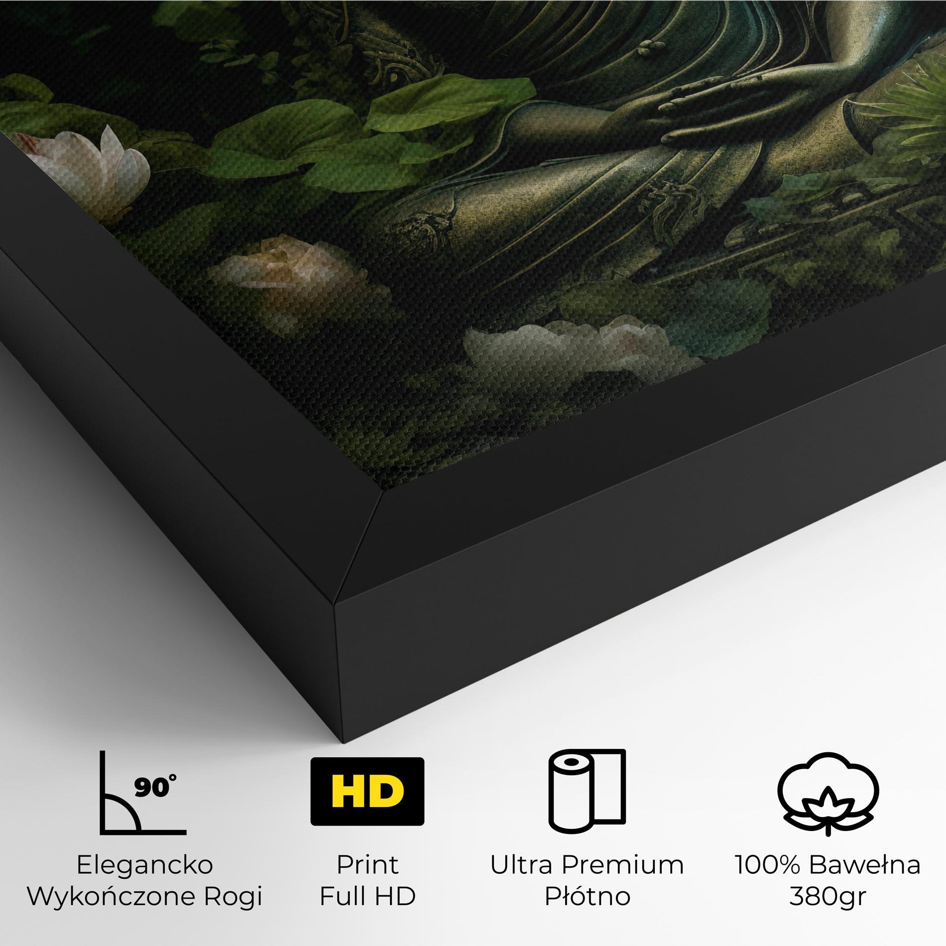 Obraz na Płótnie Buddha Lotus Flower mockup 4