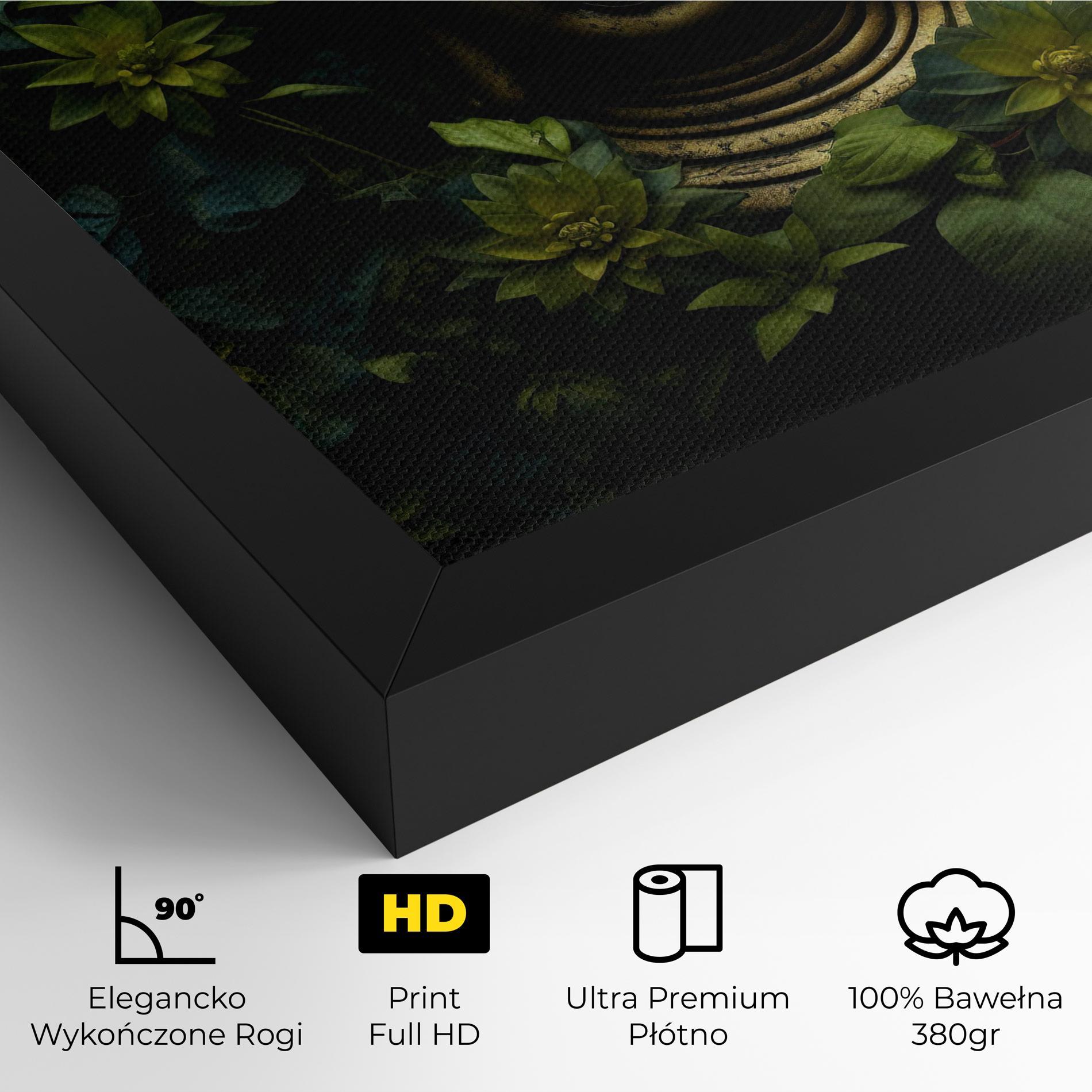 Obraz na Płótnie Lotus Flower Buddha mockup 4