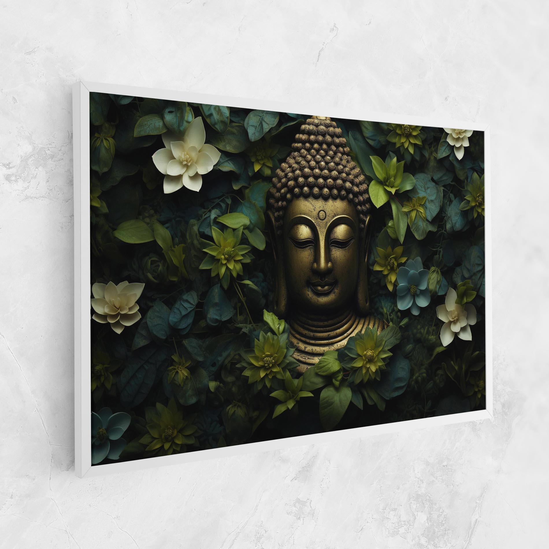 Obraz na Płótnie Lotus Flower Buddha mockup 1