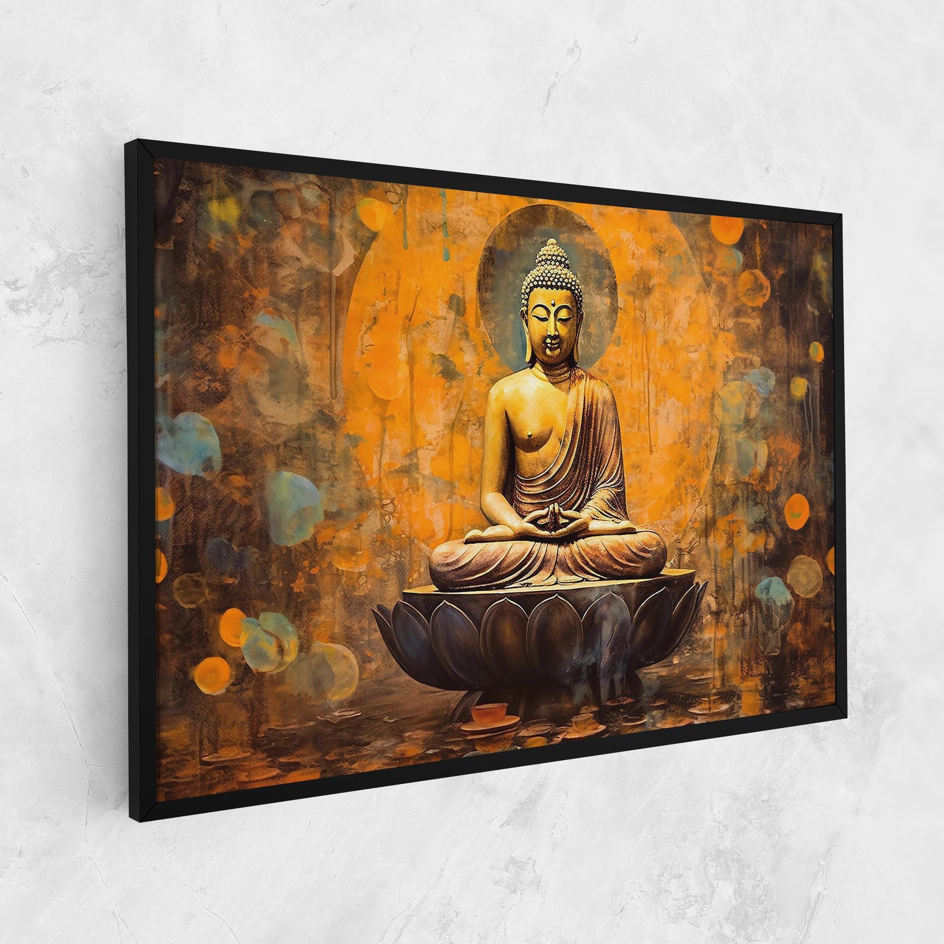 Obraz na Płótnie Buddha Floating Art mockup 1