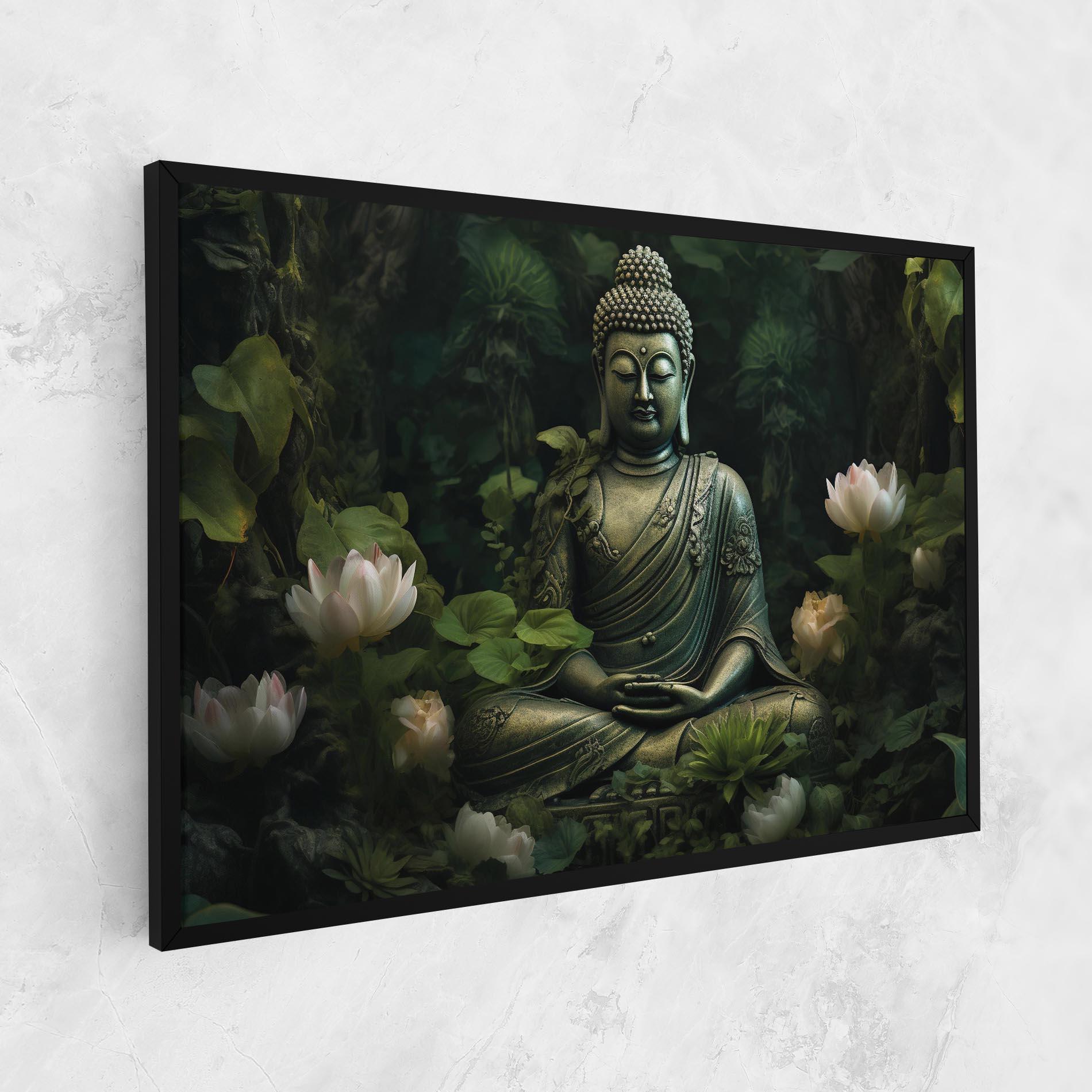 Obraz na Płótnie Buddha Lotus Flower mockup 1
