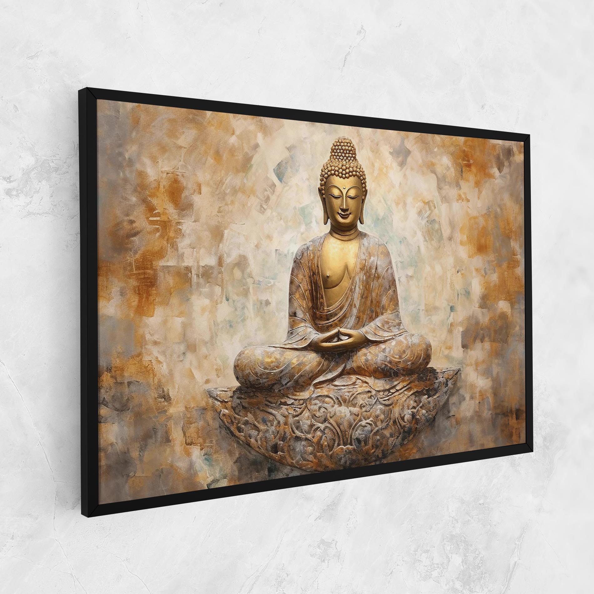 Obraz na Płótnie Cream Buddha Art mockup 1