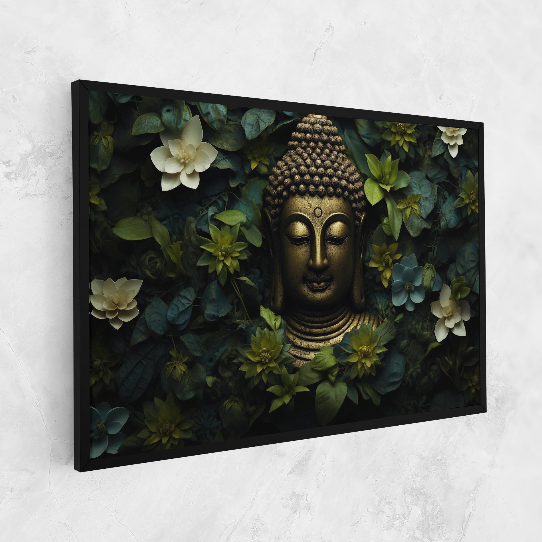 Obraz na Płótnie Lotus Flower Buddha mockup 1