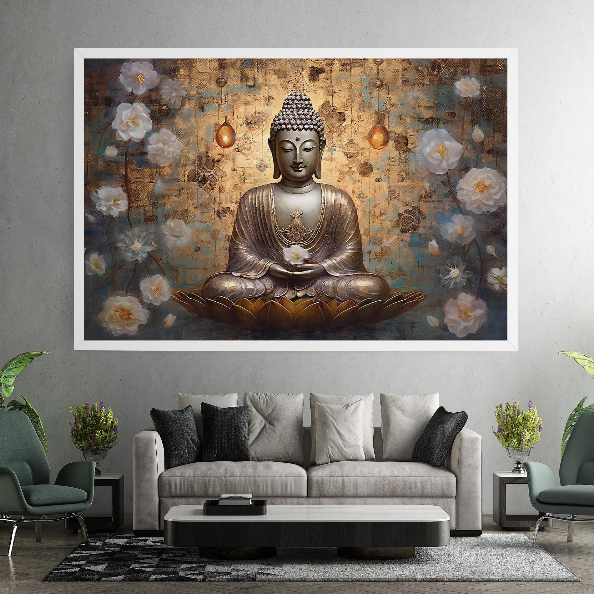 Obraz na Płótnie Buddha Meditation Art mockup 7