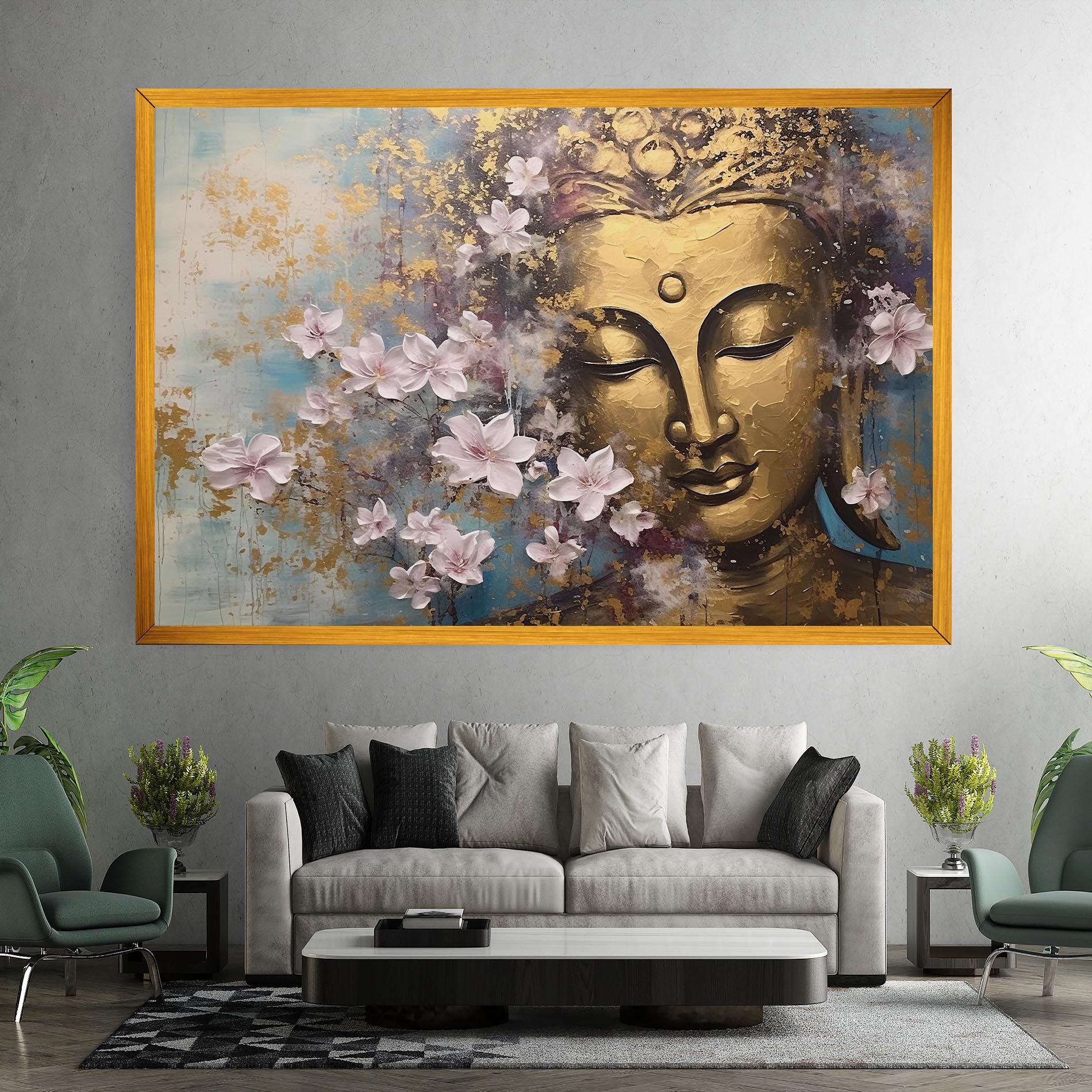 Abstract Buddha Plants mockup 7