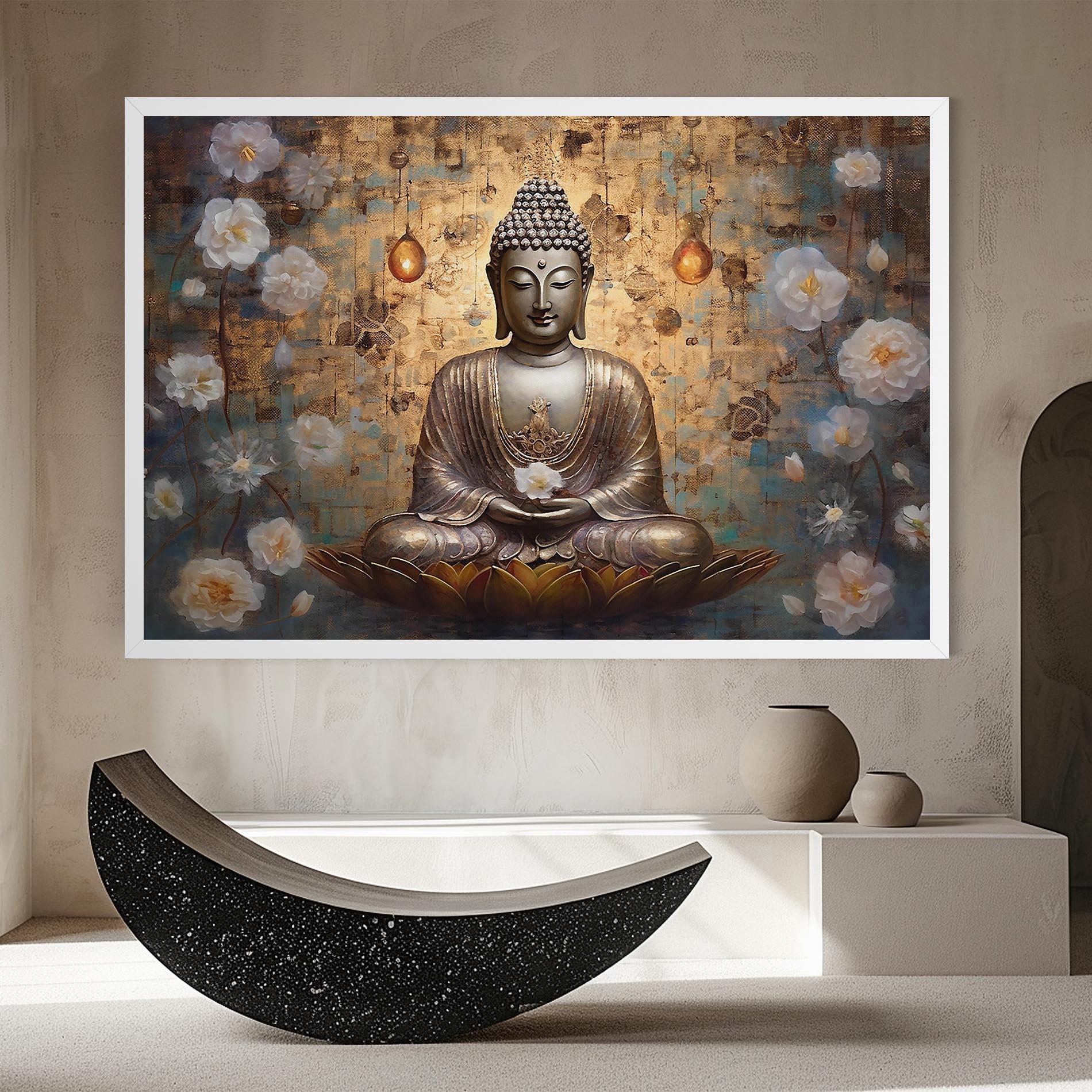Obraz na Płótnie Buddha Meditation Art mockup 8