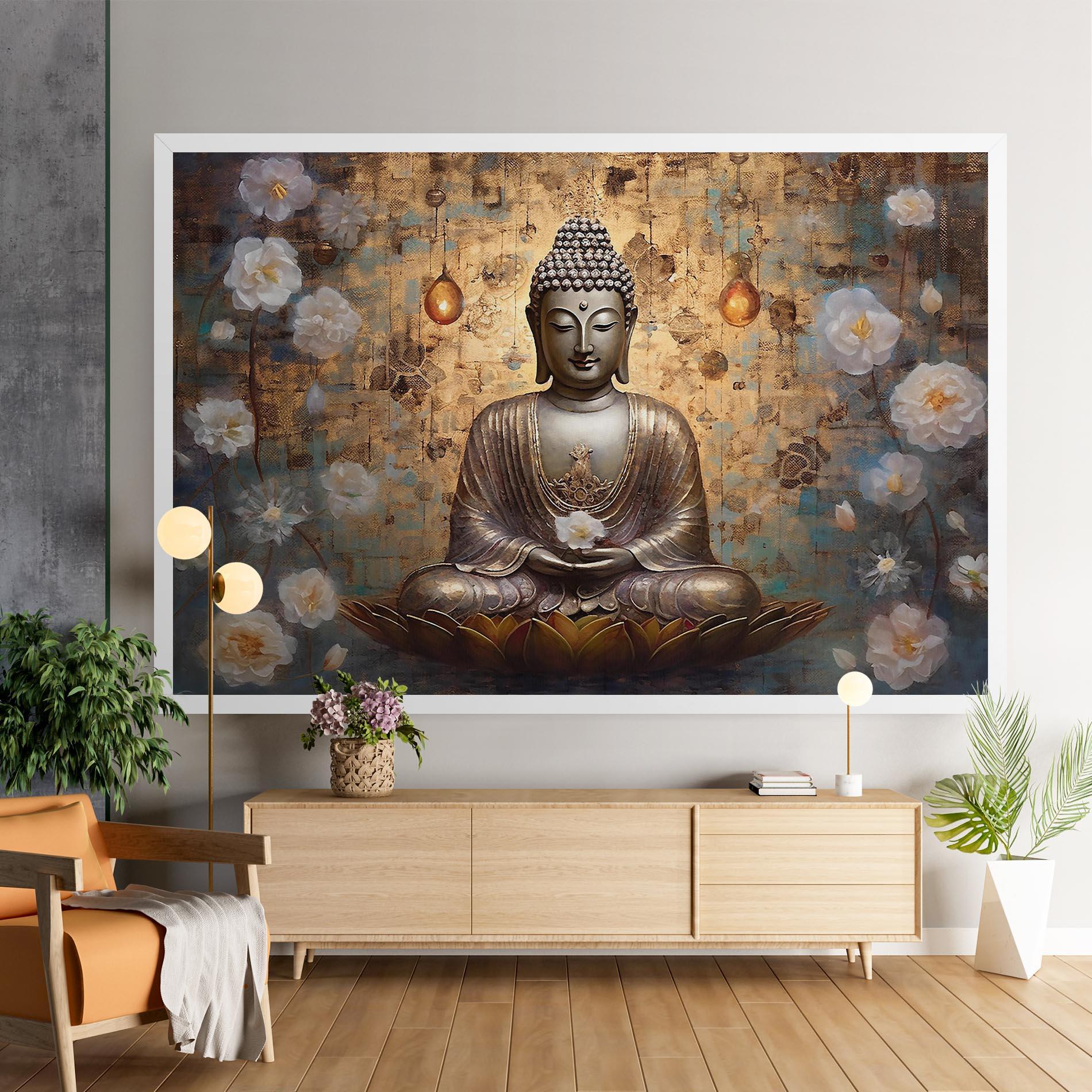Obraz na Płótnie Buddha Meditation Art mockup 9