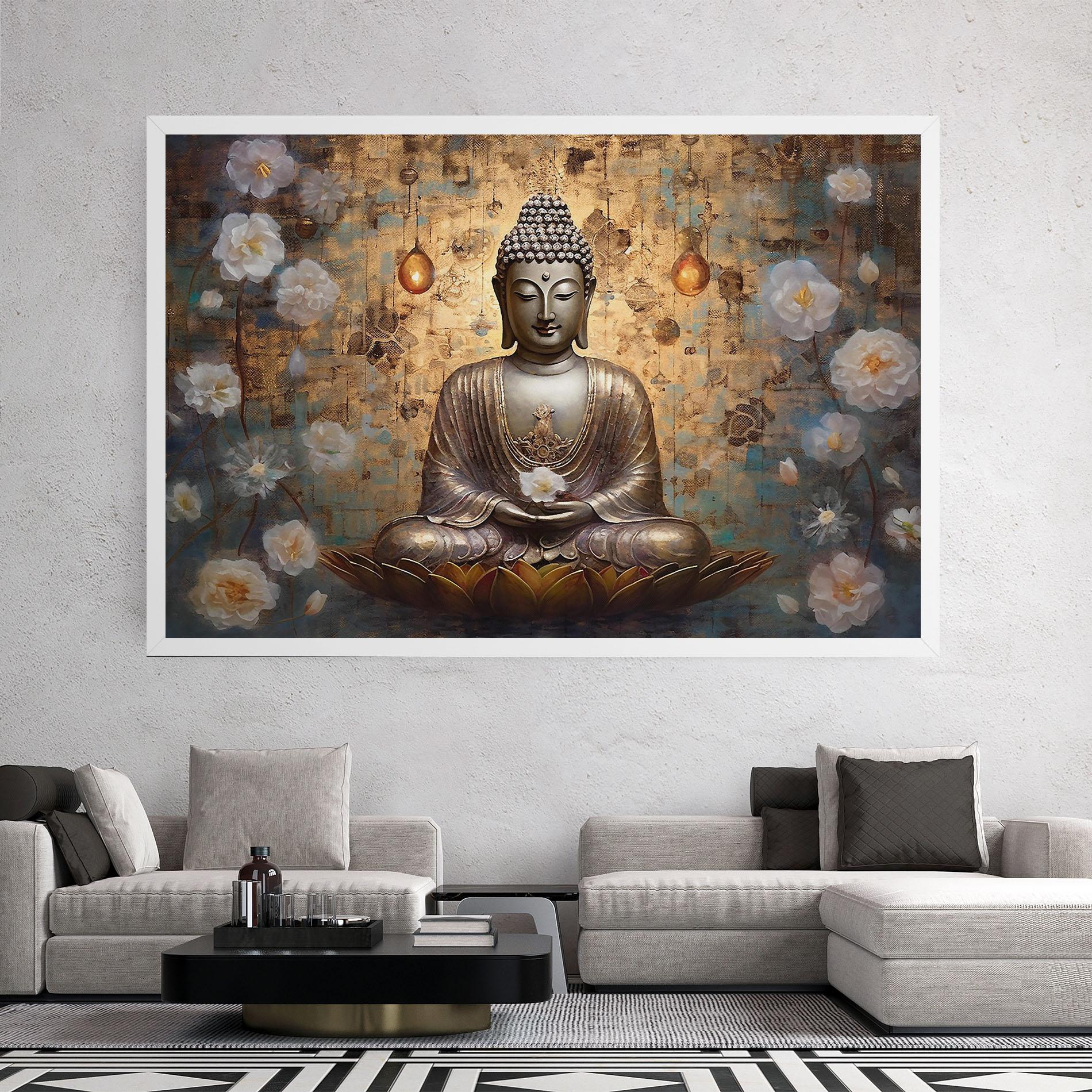 Obraz na Płótnie Buddha Meditation Art mockup 2
