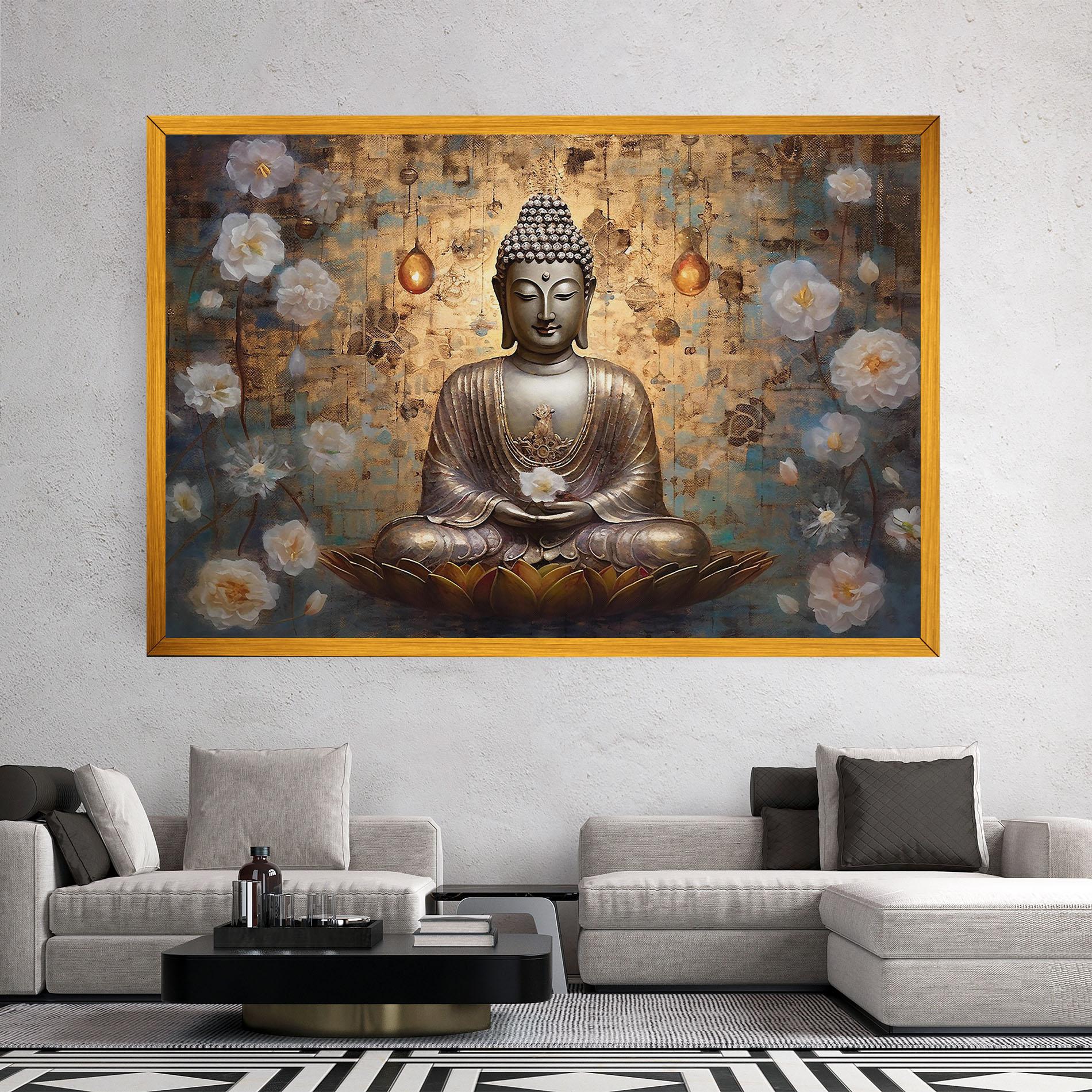Obraz na Płótnie Buddha Meditation Art mockup 2