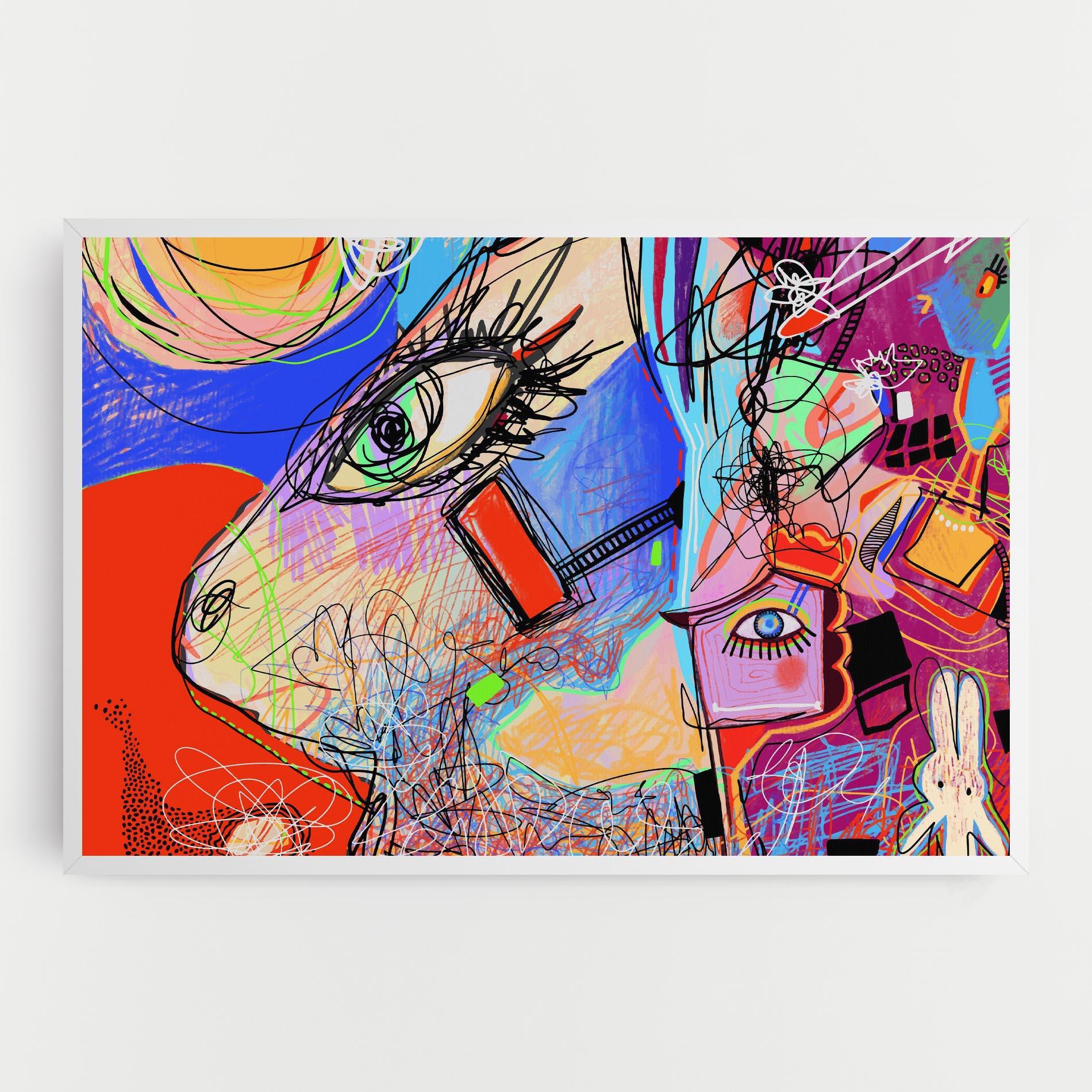 Obraz na Płótnie Animal Eye Art mockup 0