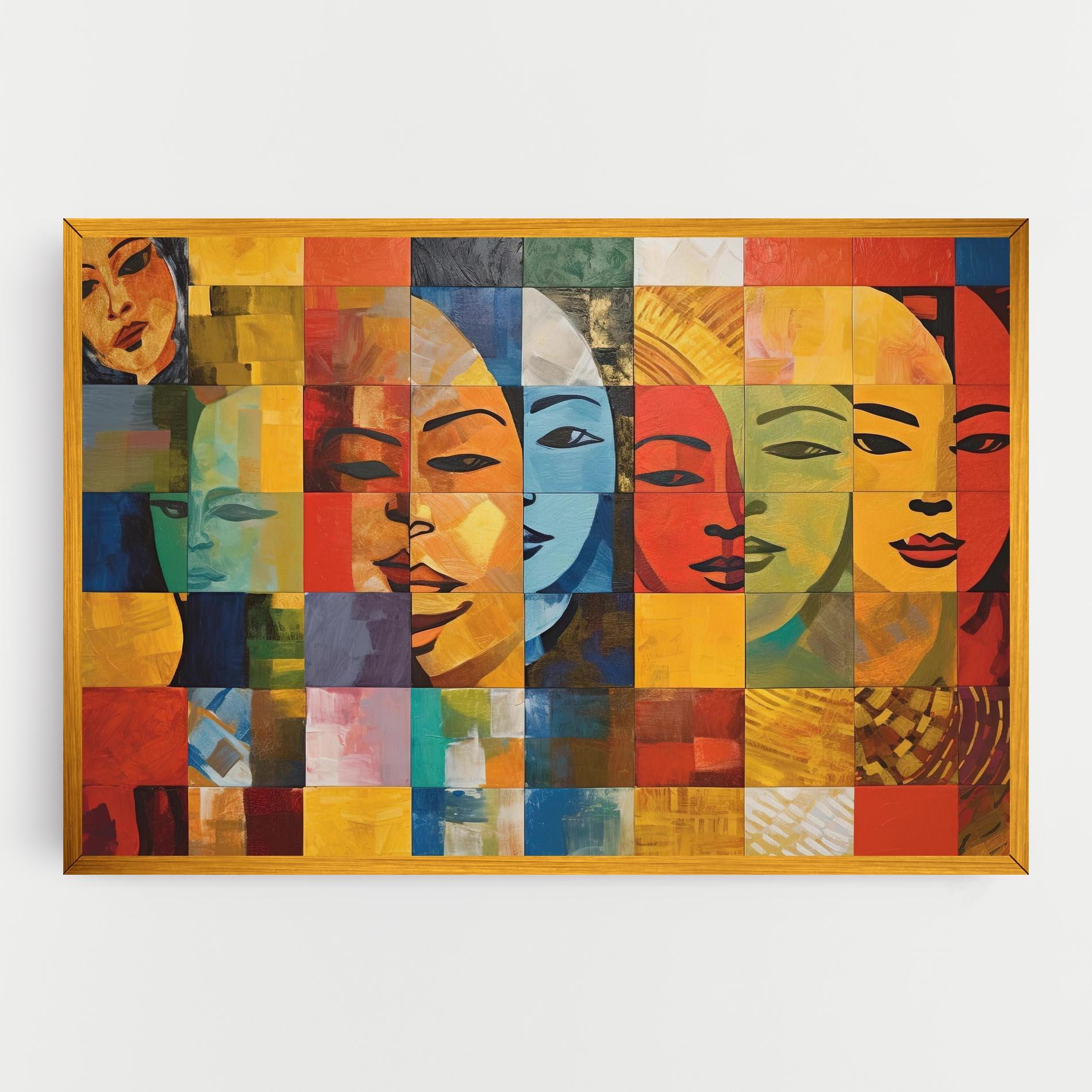 Obraz na Płótnie Abstract Concept Collage mockup 0