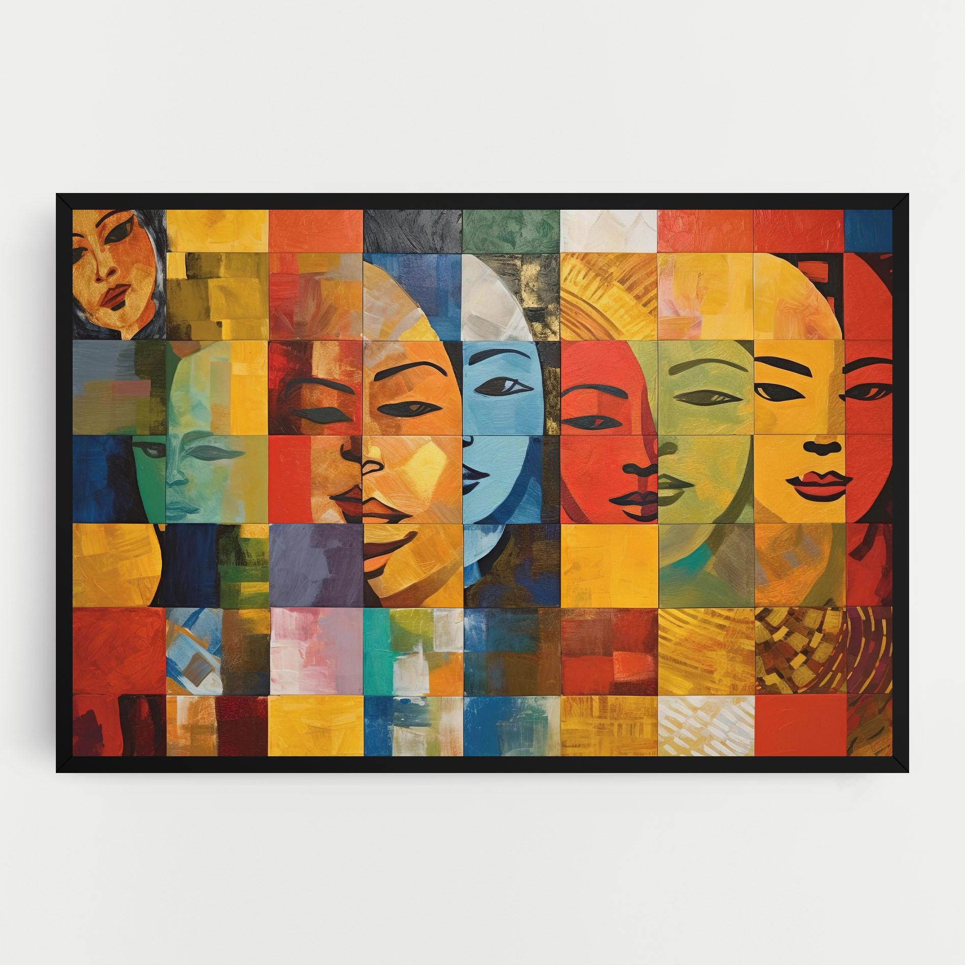 Obraz na Płótnie Abstract Concept Collage mockup 0