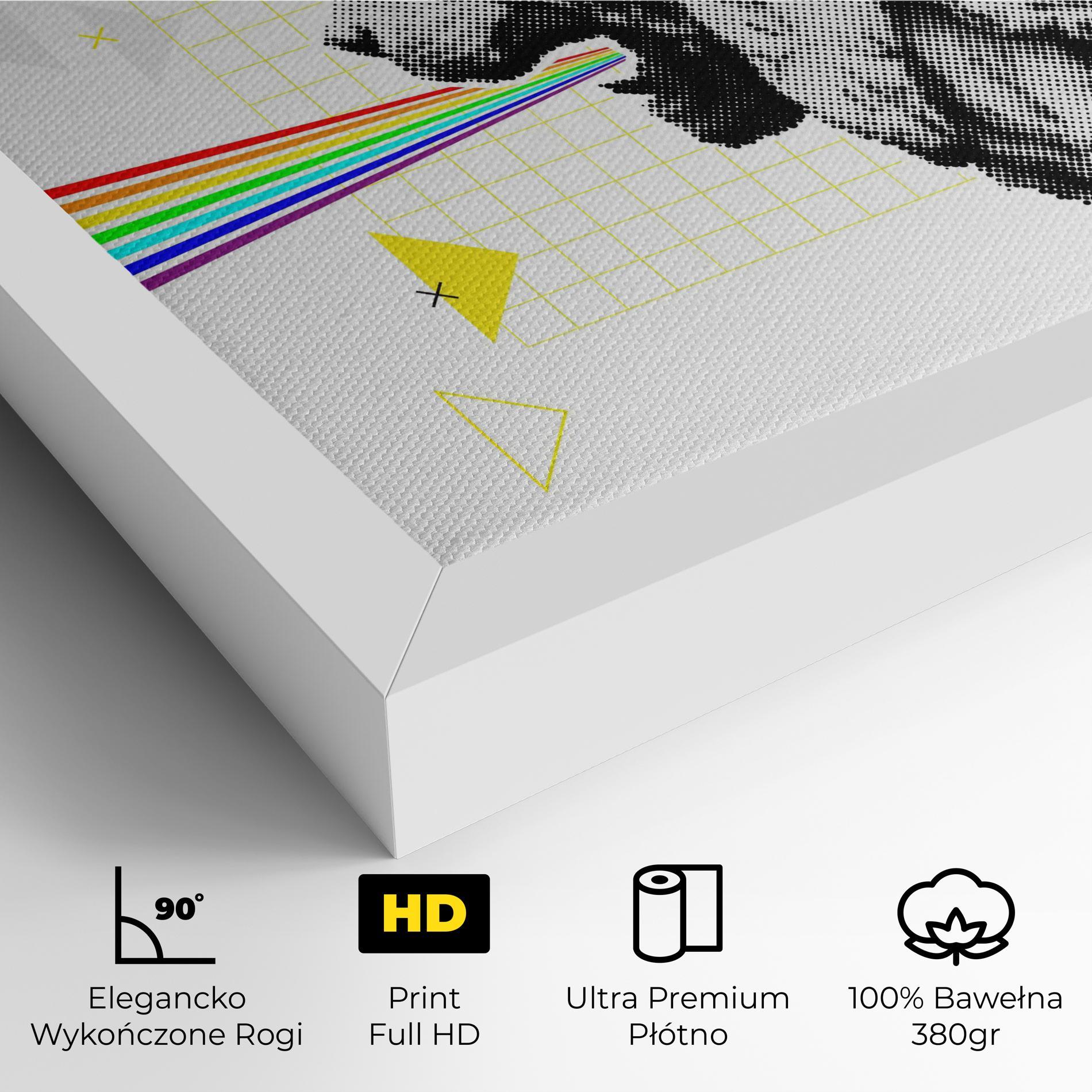 Obraz na Płótnie Lion Collage mockup 4