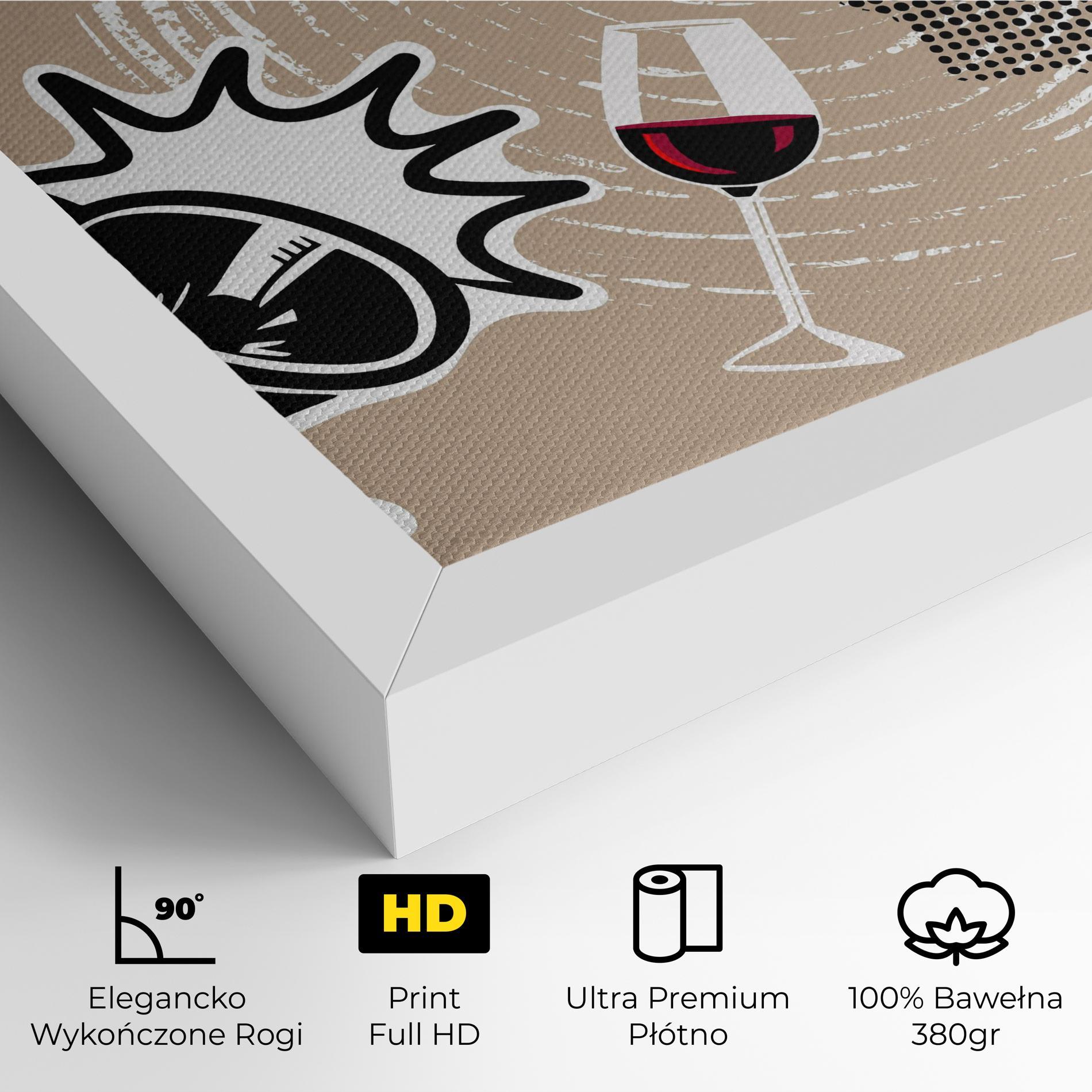 Obraz na Płótnie Lips Mouth Collage mockup 4