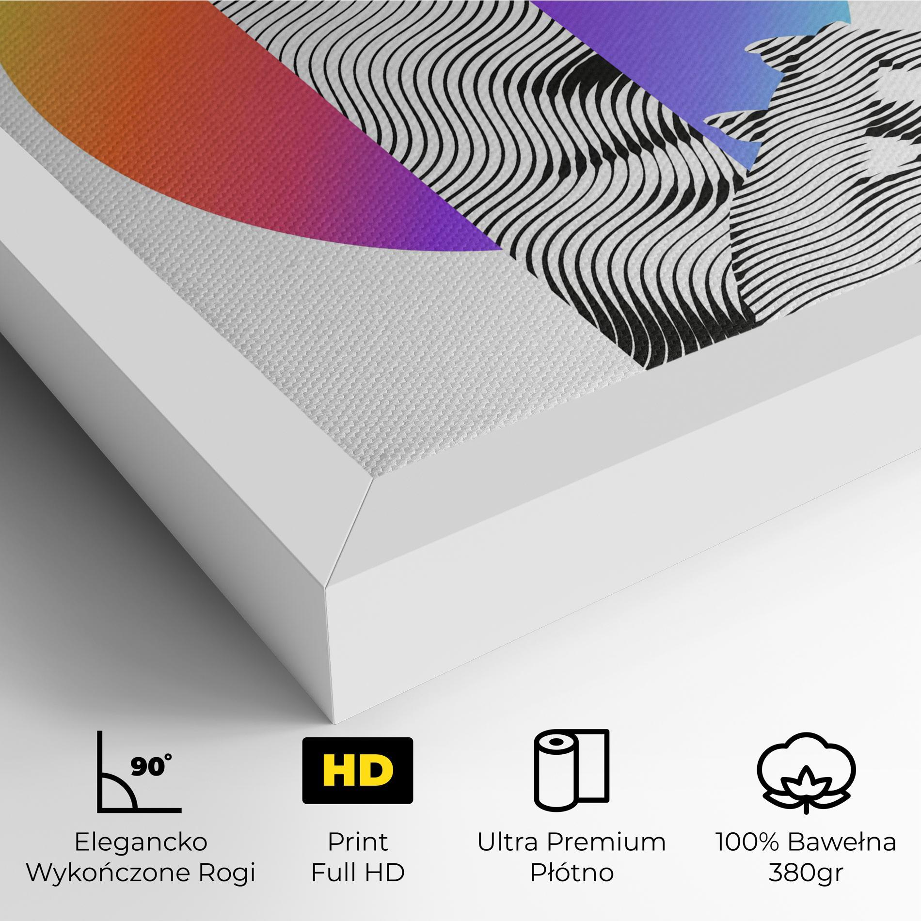 Obraz na Płótnie Orange Light Statue mockup 4