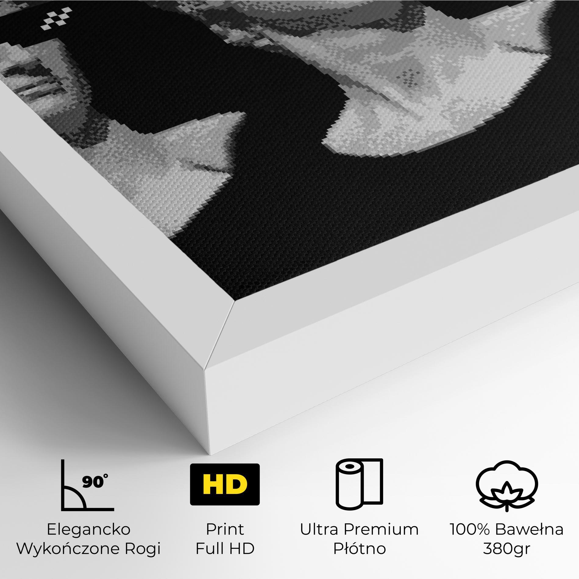 Obraz na Płótnie Statue Smoking mockup 4