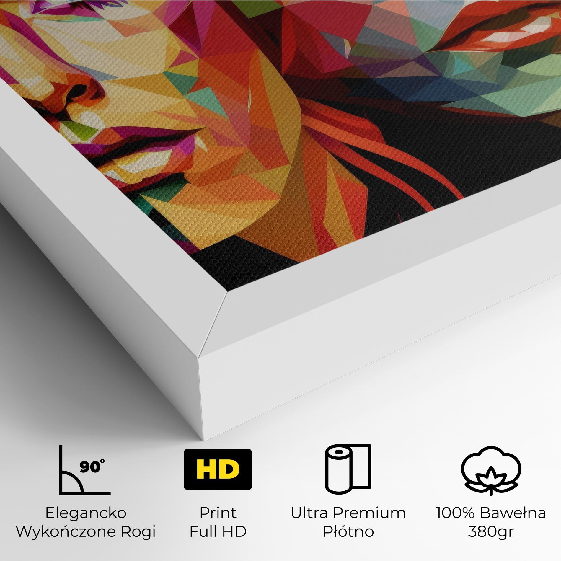 Obraz na Płótnie Women Face Collage mockup 4