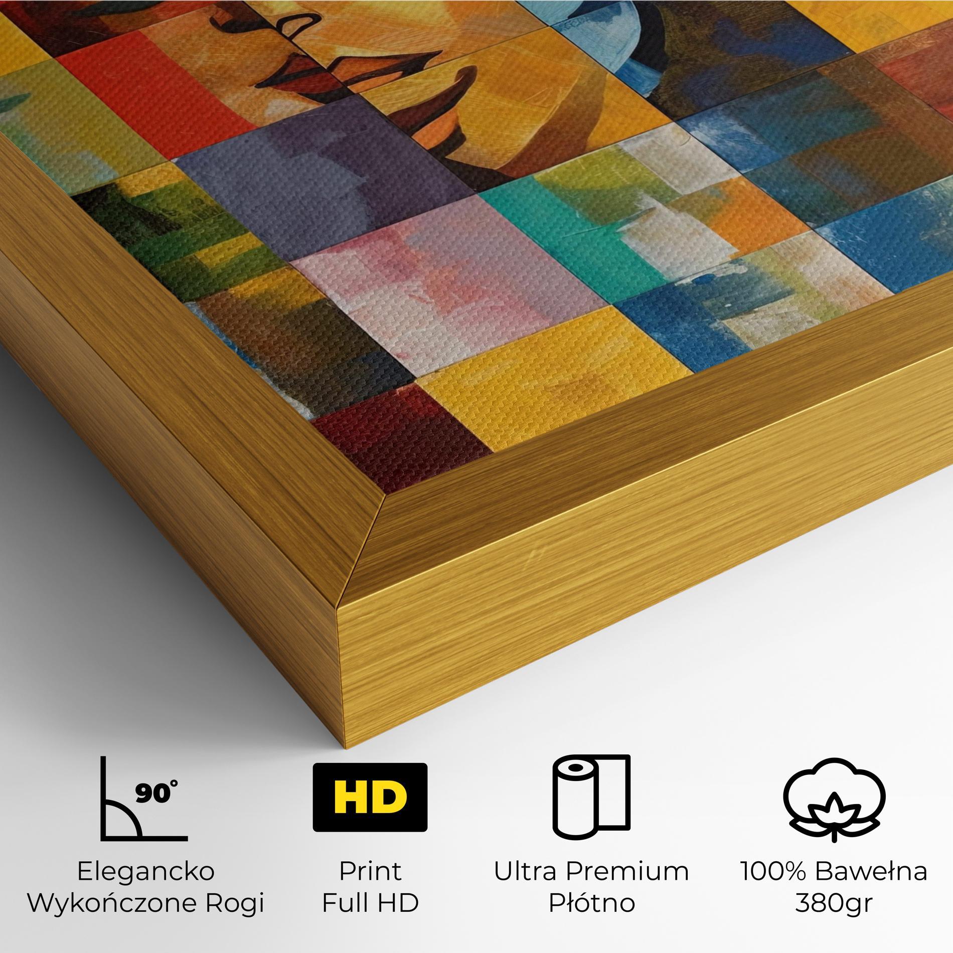 Obraz na Płótnie Abstract Concept Collage mockup 4