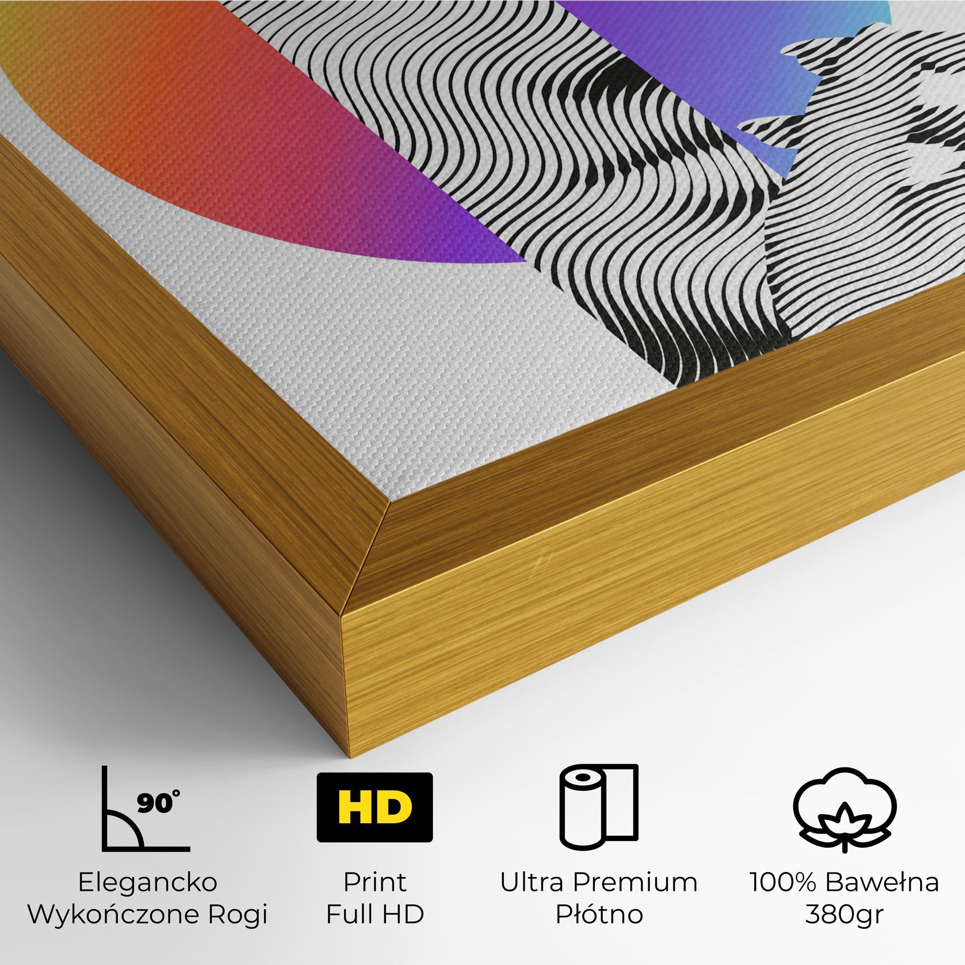 Obraz na Płótnie Orange Light Statue mockup 4