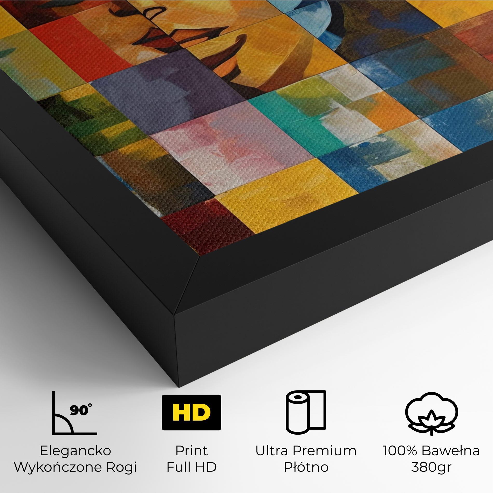 Obraz na Płótnie Abstract Concept Collage mockup 4