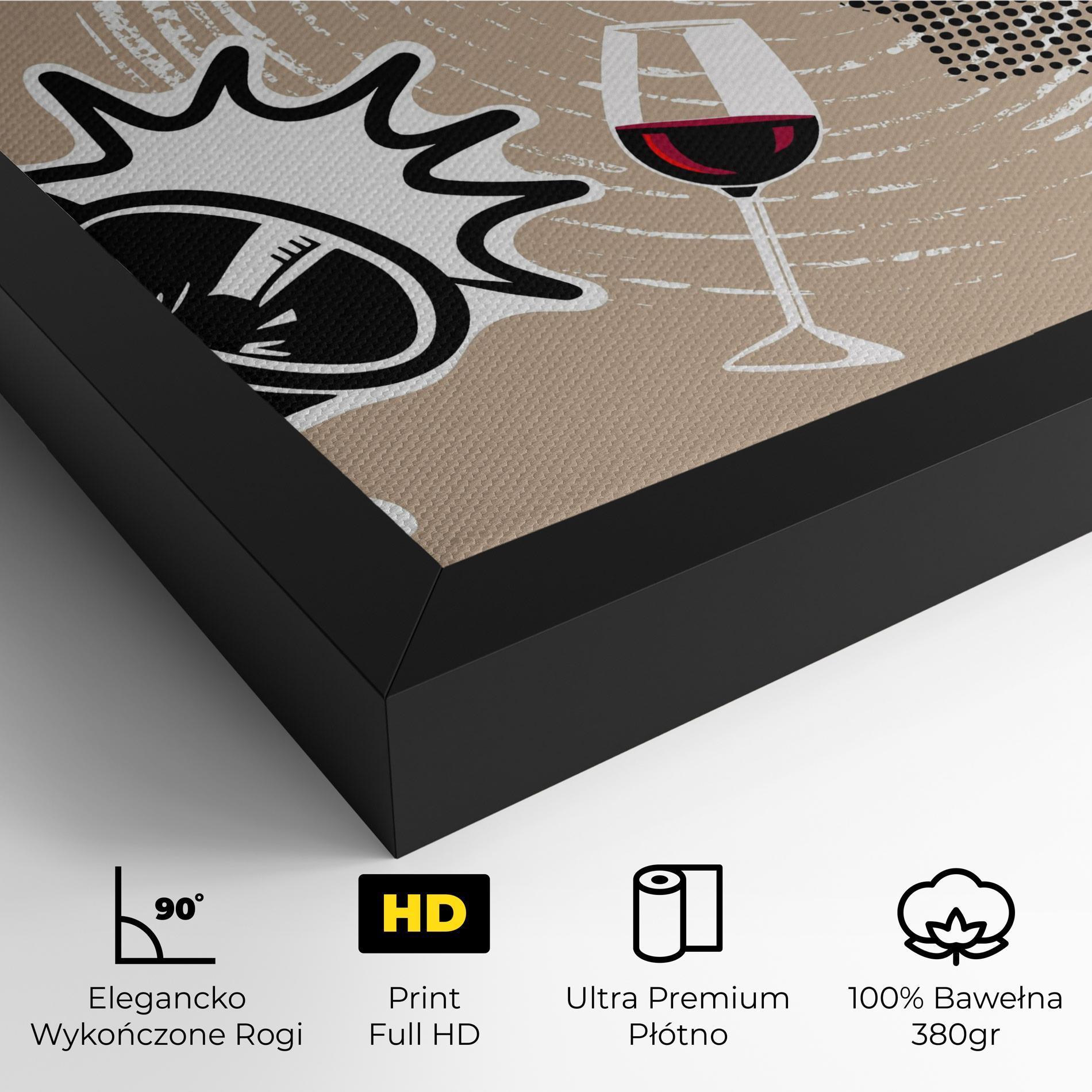 Obraz na Płótnie Lips Mouth Collage mockup 4