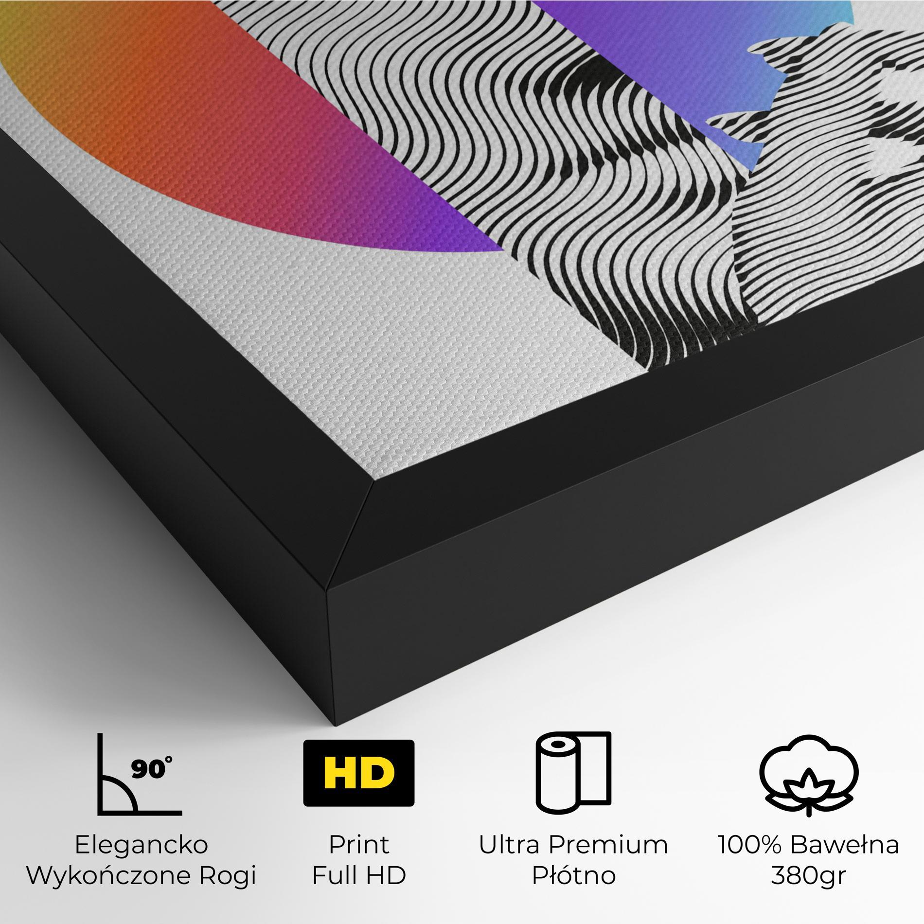 Obraz na Płótnie Orange Light Statue mockup 4