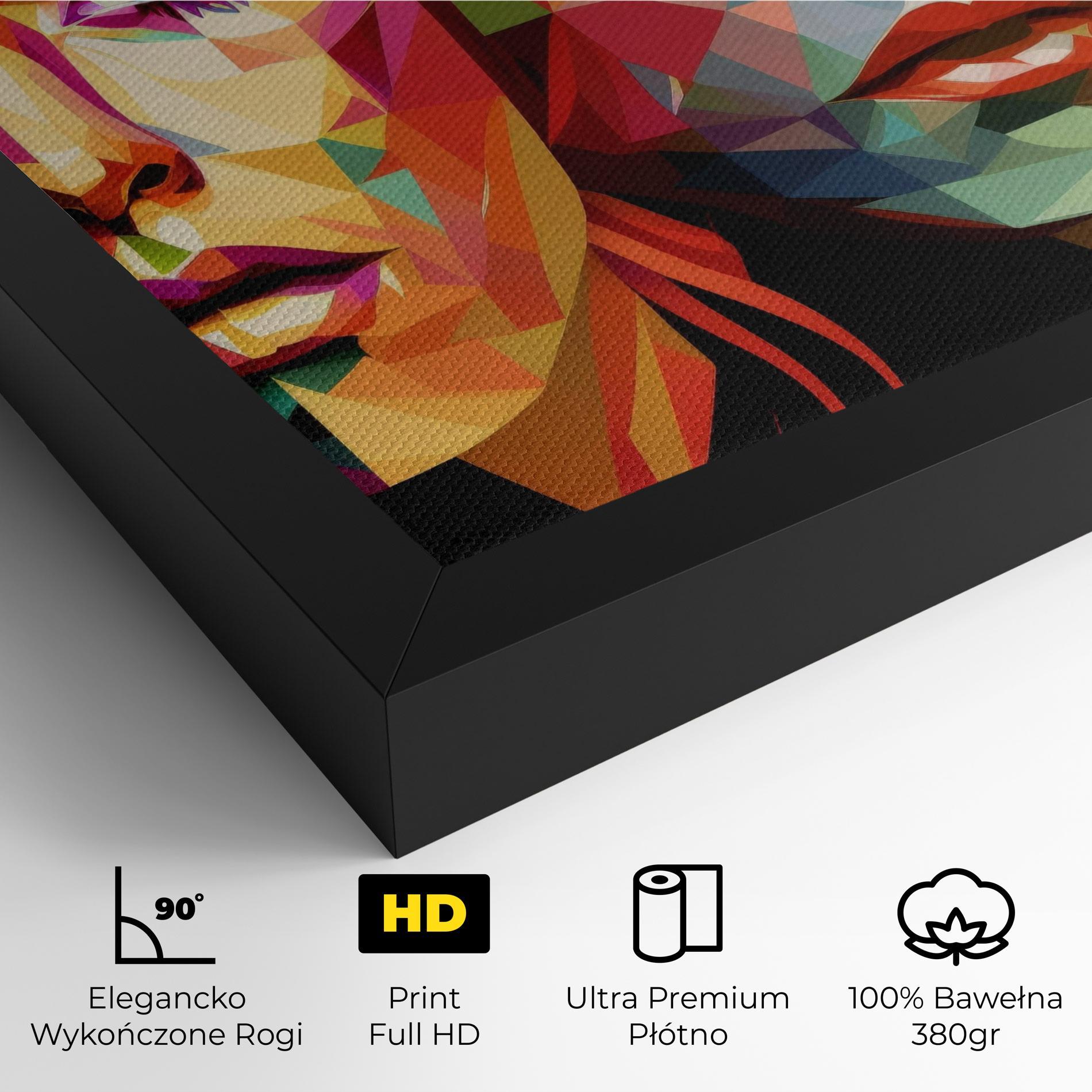 Obraz na Płótnie Women Face Collage mockup 4