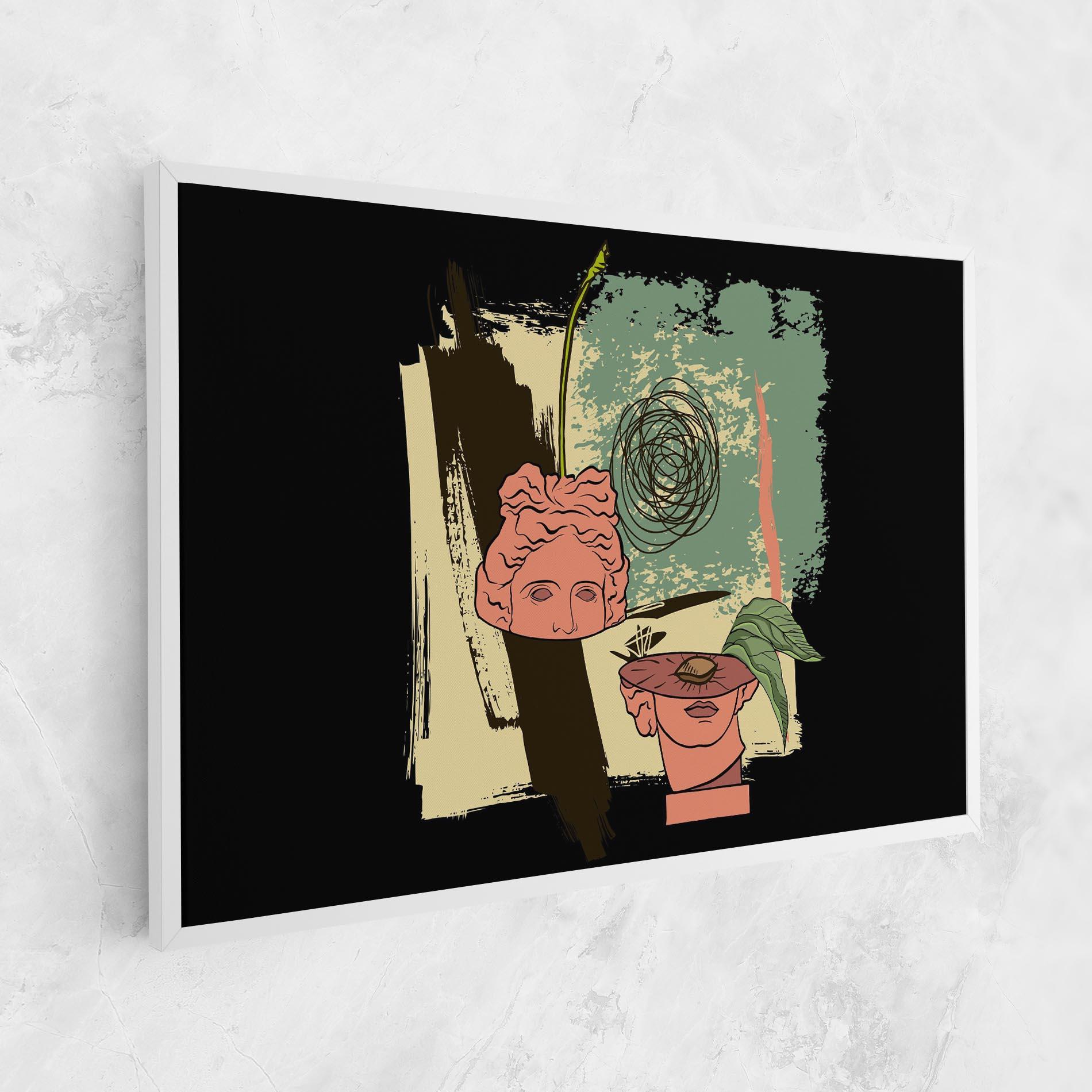 Obraz na Płótnie Statue Fruit mockup 1