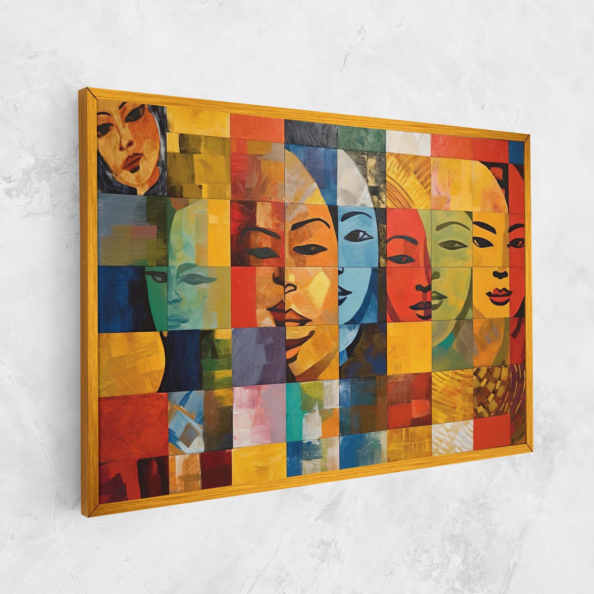 Obraz na Płótnie Abstract Concept Collage mockup 1