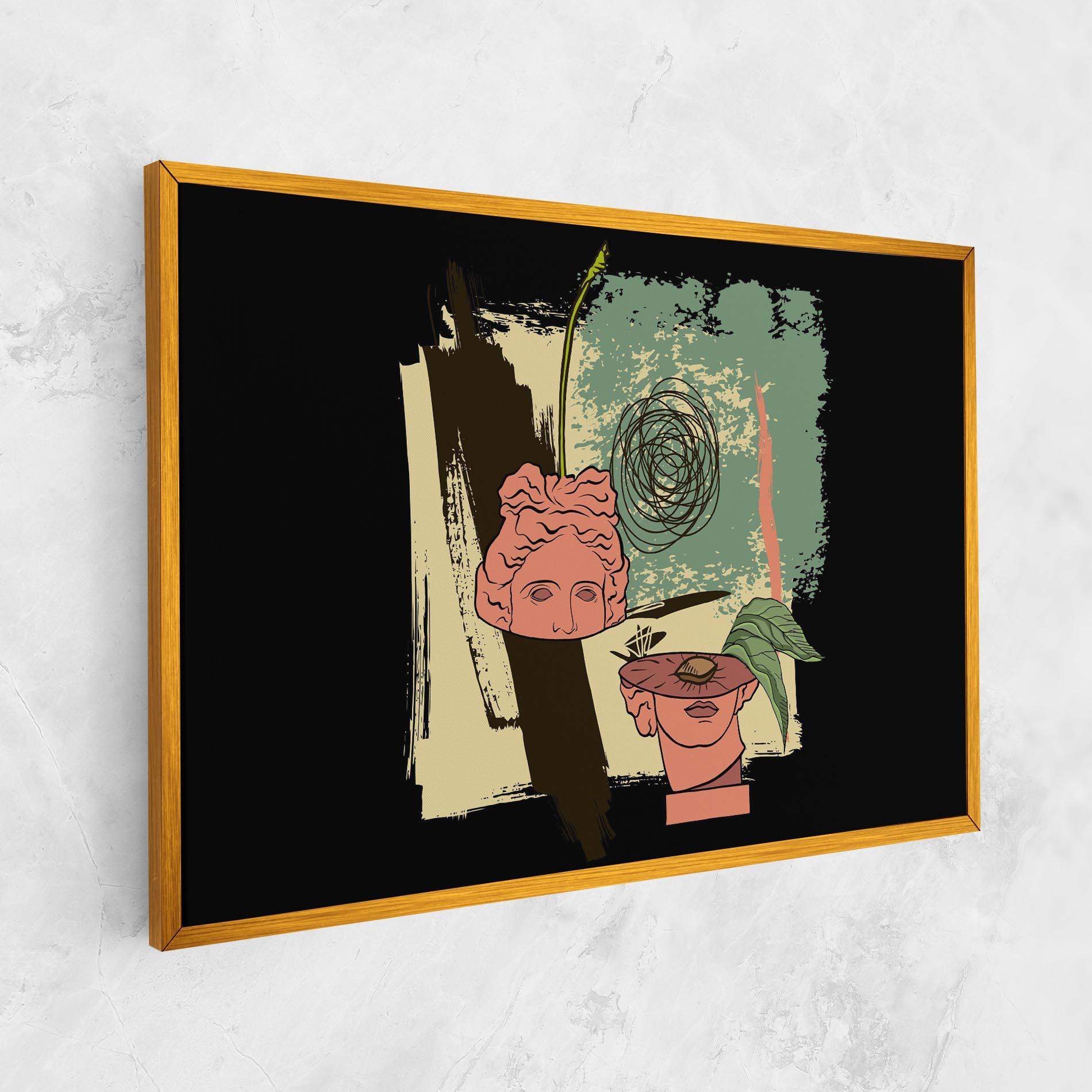 Obraz na Płótnie Statue Fruit mockup 1