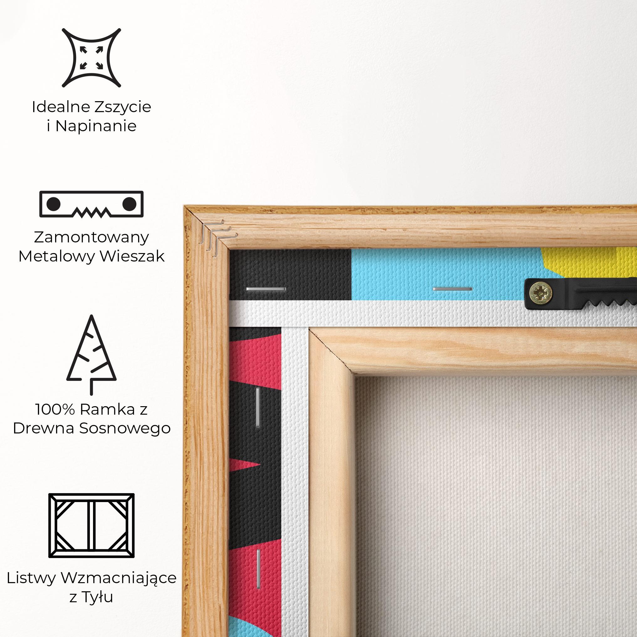 Obraz na Płótnie Abstract Male Face mockup 5