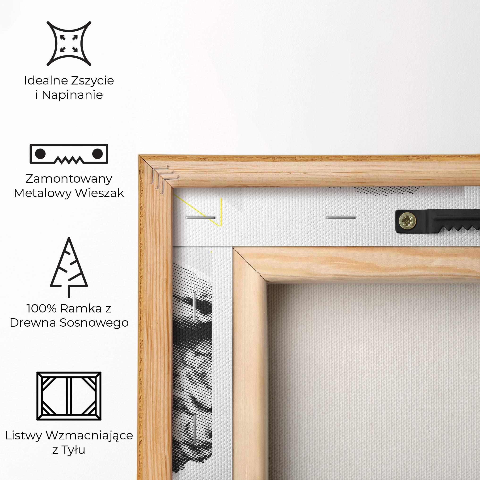 Obraz na Płótnie Lion Collage mockup 5