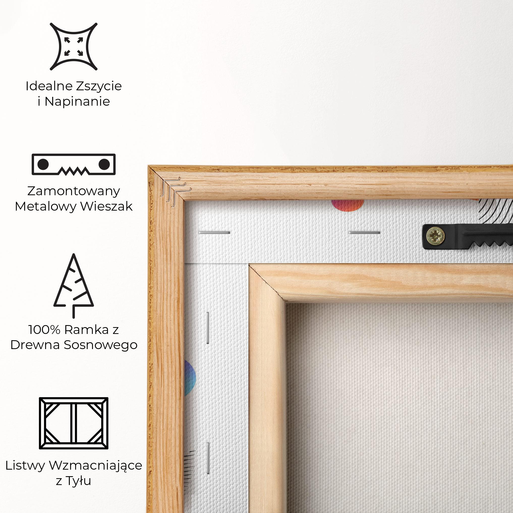 Obraz na Płótnie Orange Light Statue mockup 5