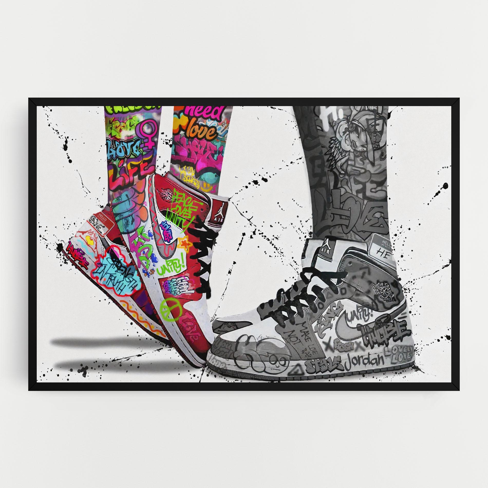 Obraz na Płótnie Love On My Toes mockup 0