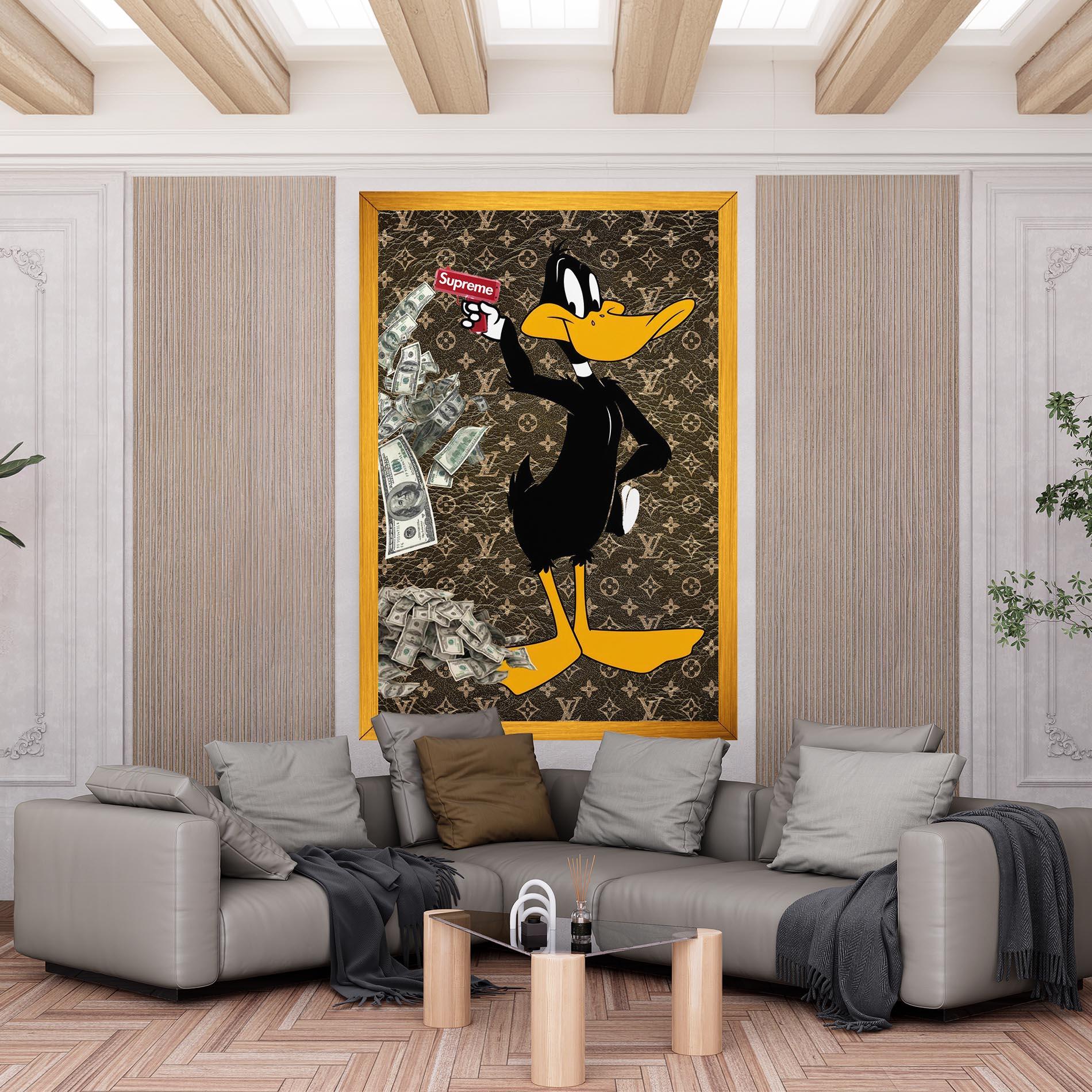 Obraz na Płótnie Supreme Daffy mockup 6