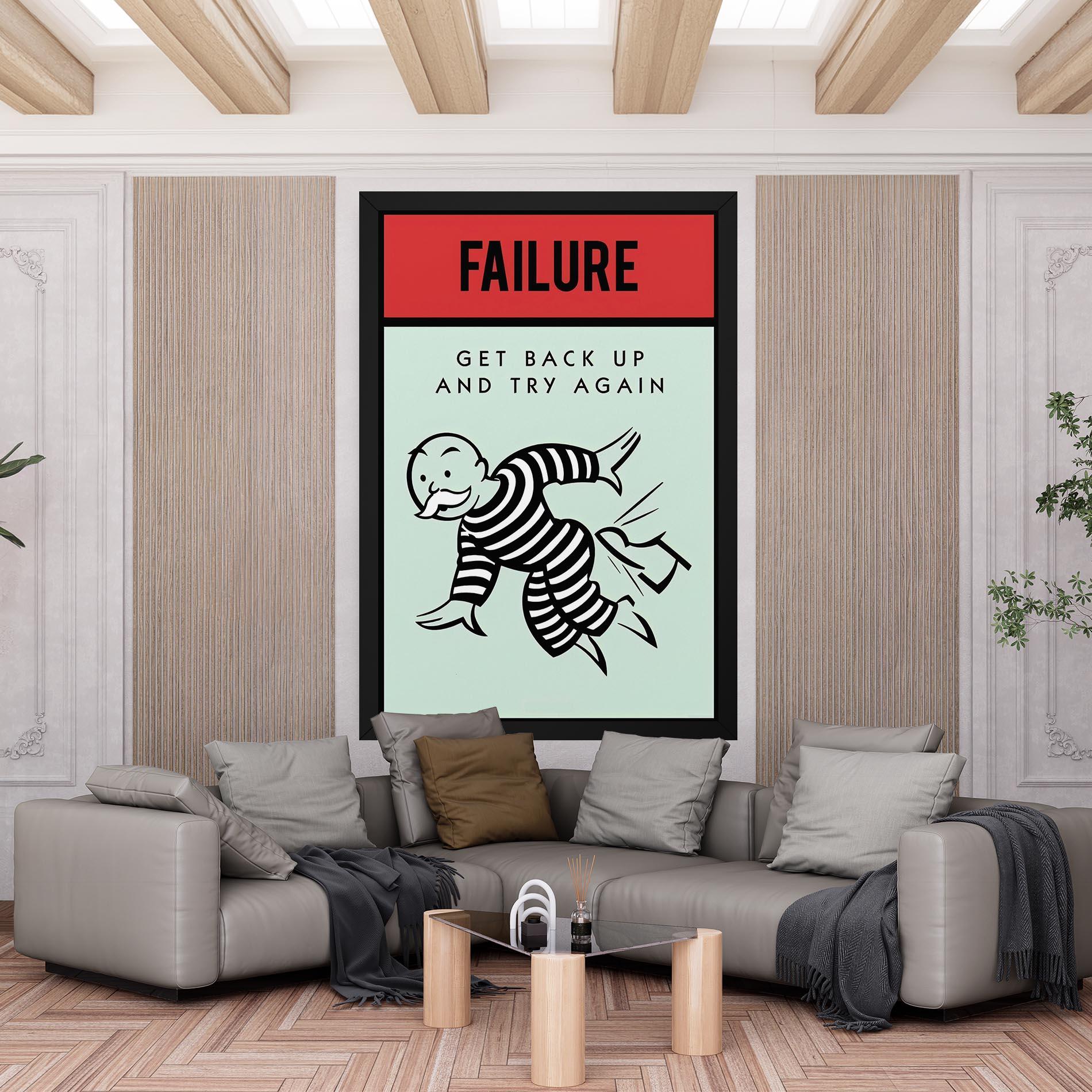 Obraz na Płótnie FAILURE mockup 6