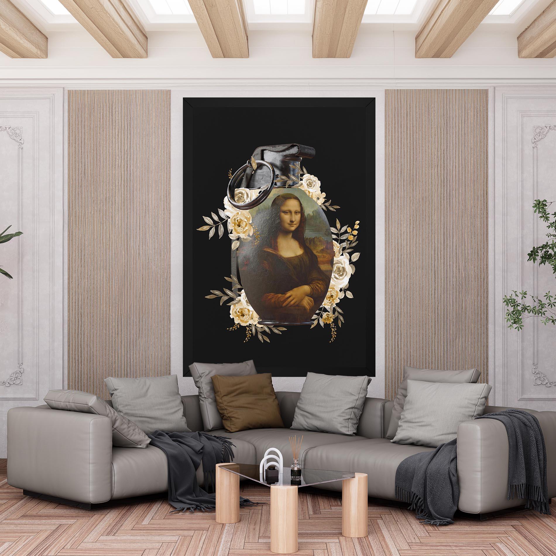 Obraz na Płótnie Monalisa Bomb mockup 6