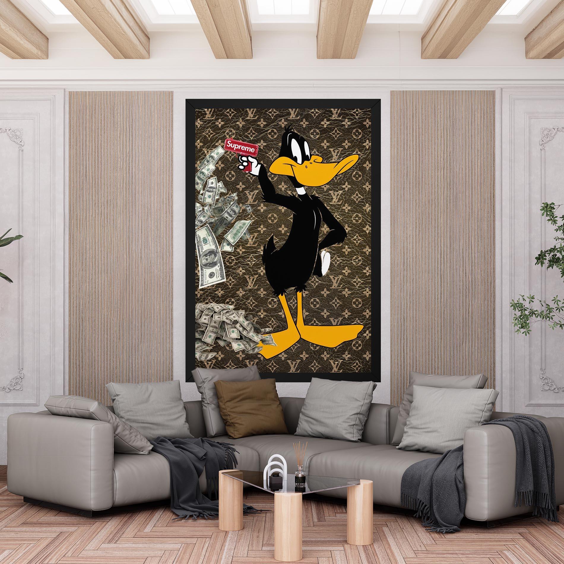 Obraz na Płótnie Supreme Daffy mockup 6