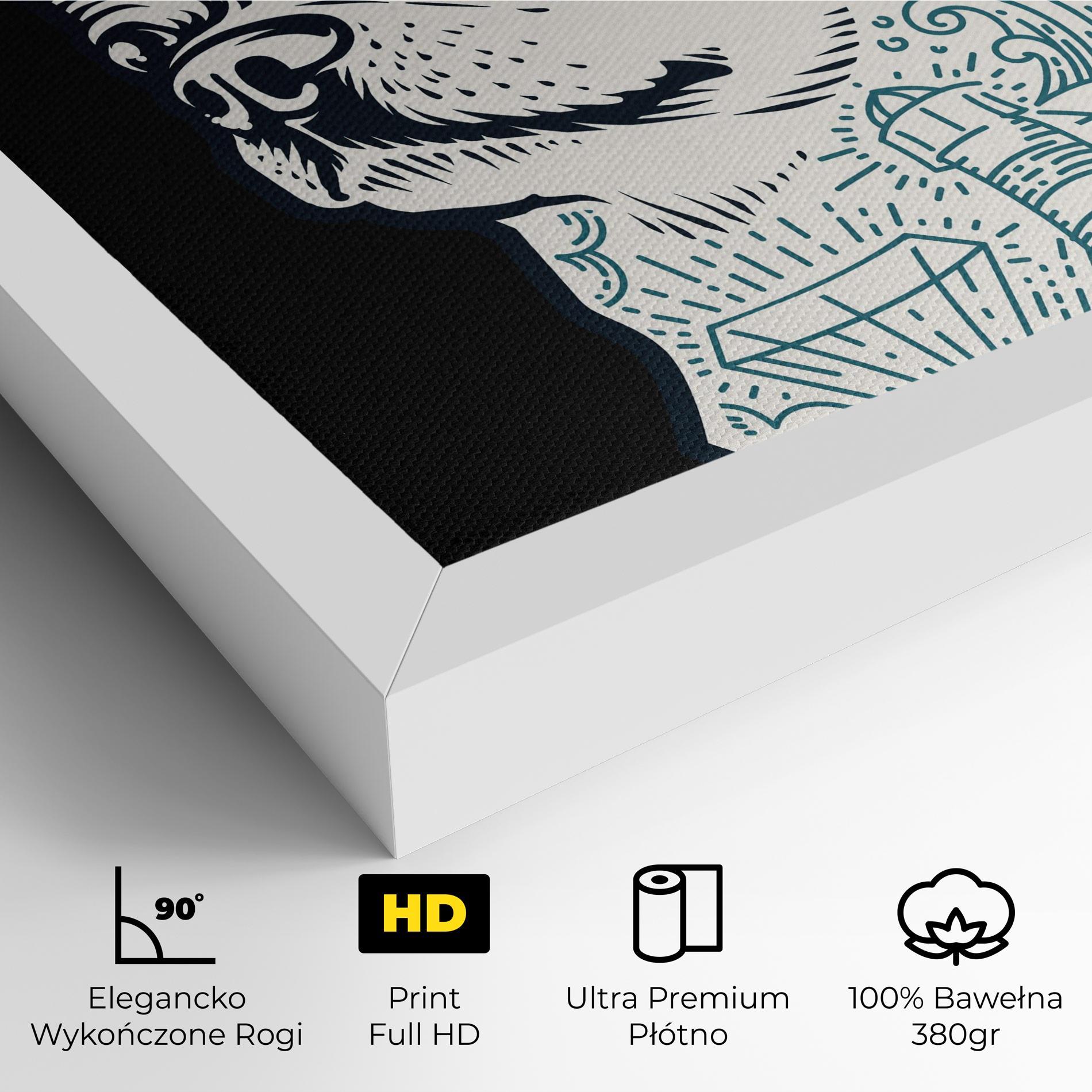 Obraz na Płótnie Chihuahua Tattoo mockup 4