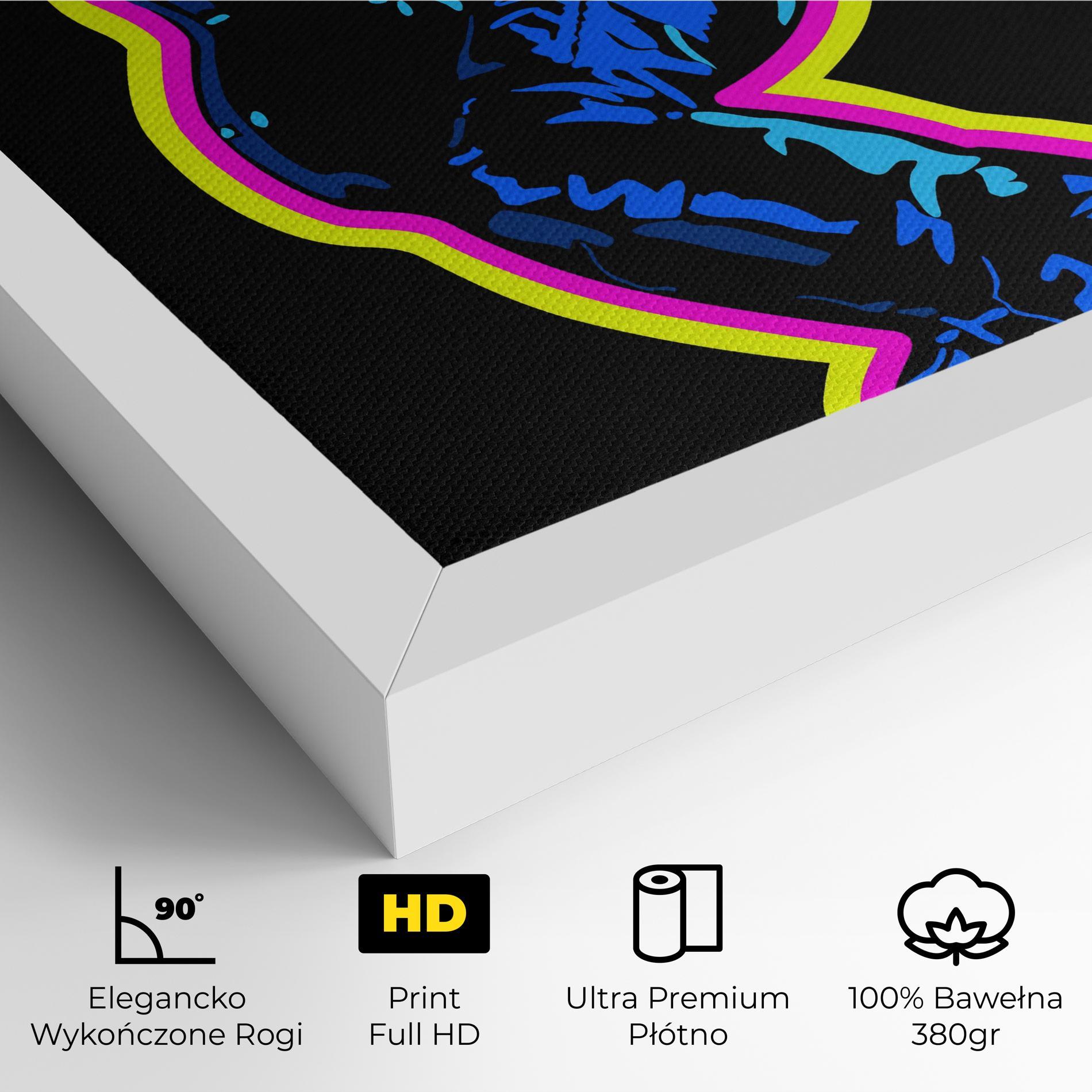 Obraz na Płótnie Guitarist Art mockup 4