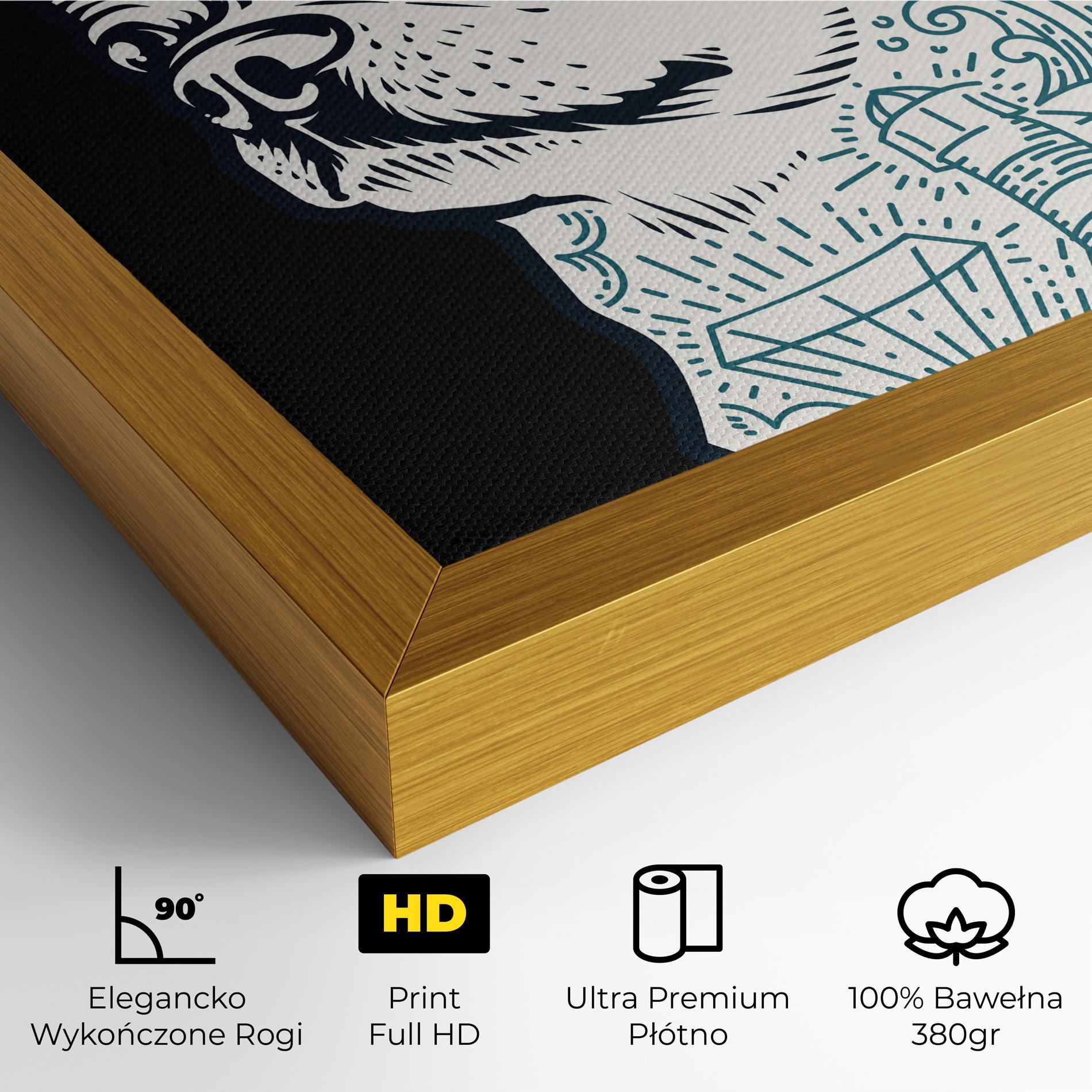 Obraz na Płótnie Chihuahua Tattoo mockup 4