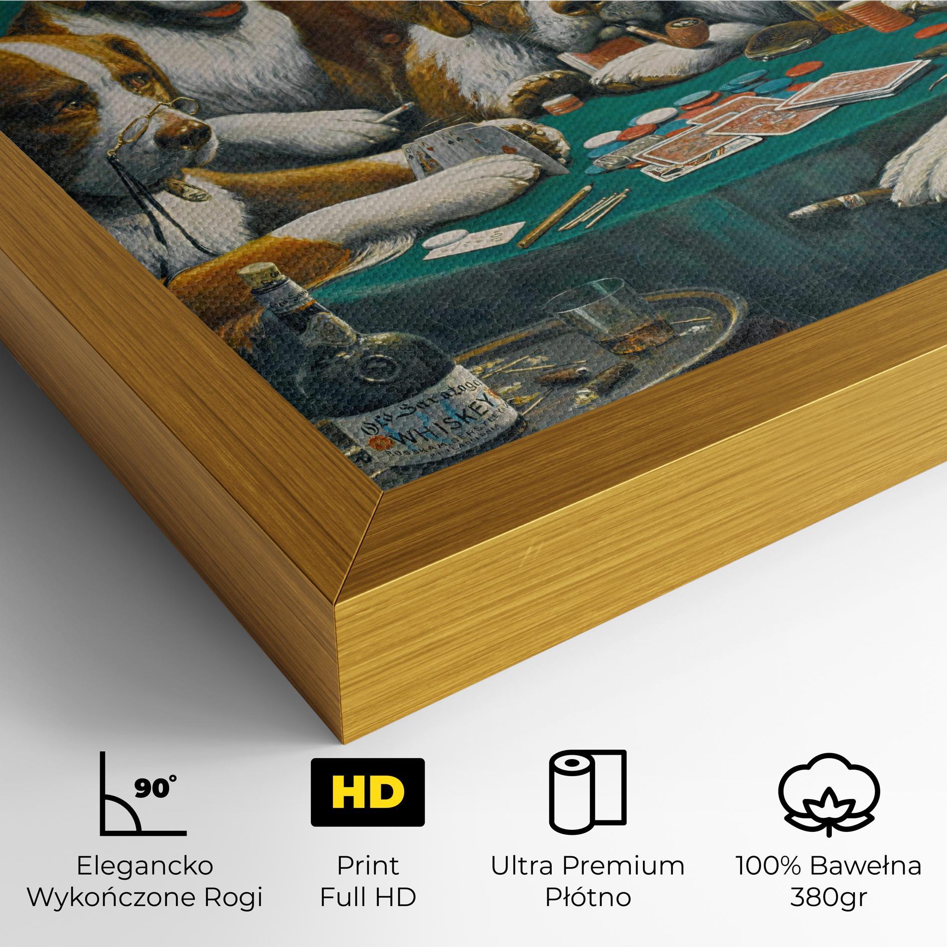 Obraz na Płótnie Poker Game mockup 4