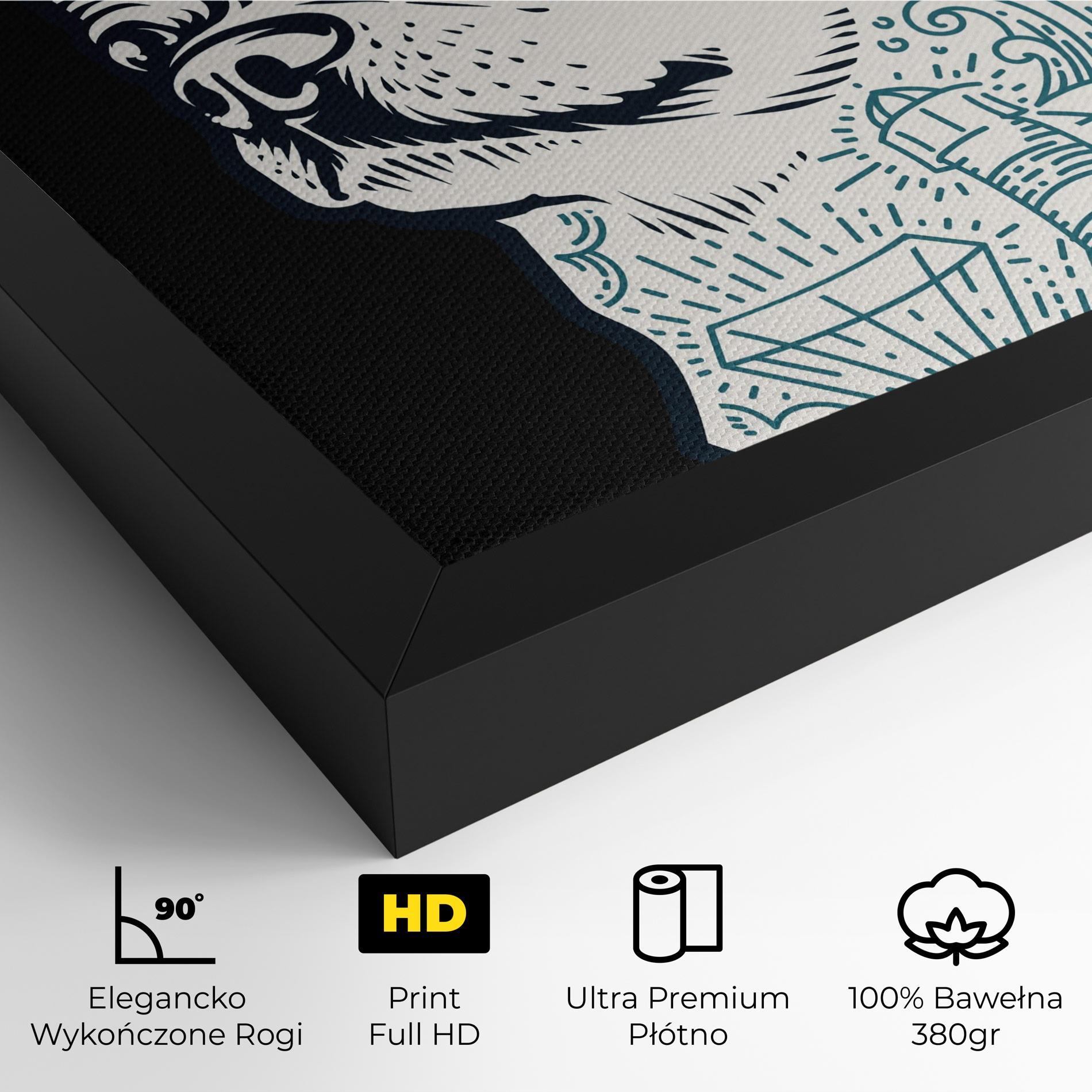 Obraz na Płótnie Chihuahua Tattoo mockup 4